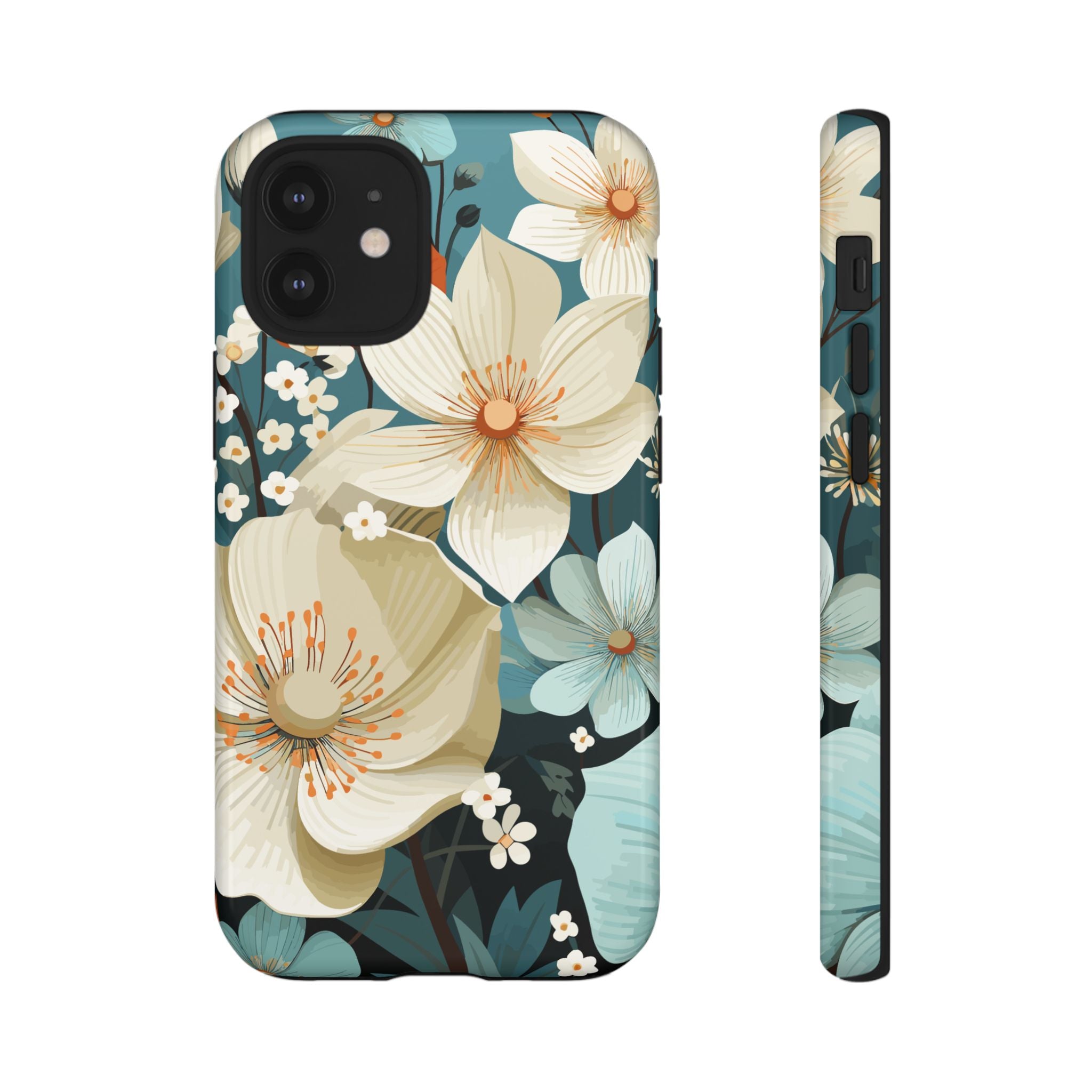 Floral Phone Case, Stylish Tough Cases with Botanical Design, Flower Print Phone Cover, Gifts for Nature Lovers, Eco-Friendly Mobile Cover
