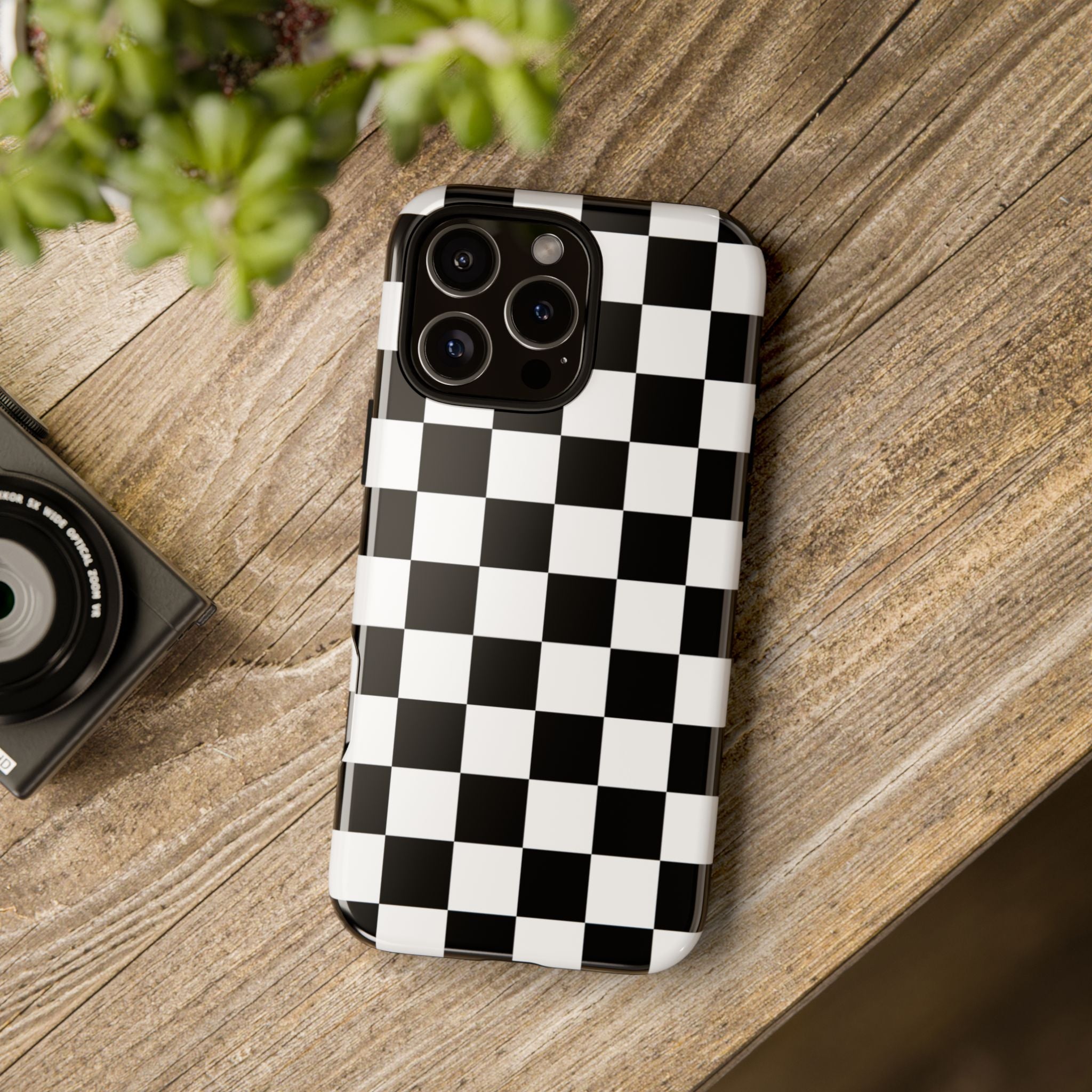 Stylish Checkered Phone Case | Trendy Protective Cover for iPhone, Gift for Teens, Fashion Accessory, Unique Design for All Occasions
