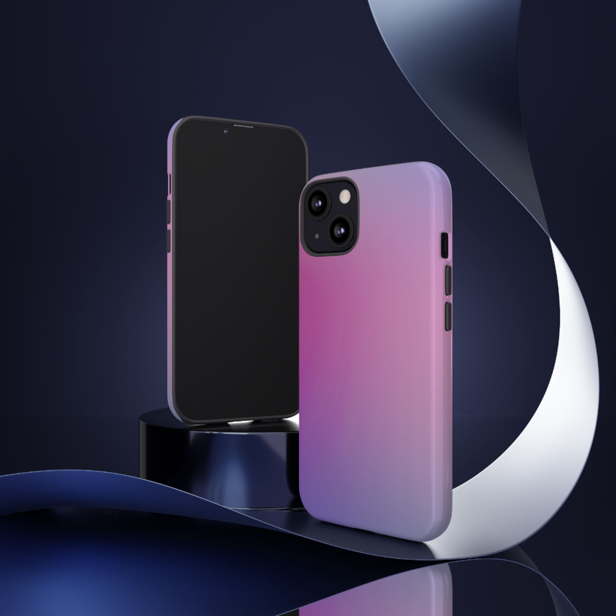 Stylish Phone Case, Tough Phone Cover, Gradient Phone Protector, Customizable Phone Shell, Durable Phone Accessory