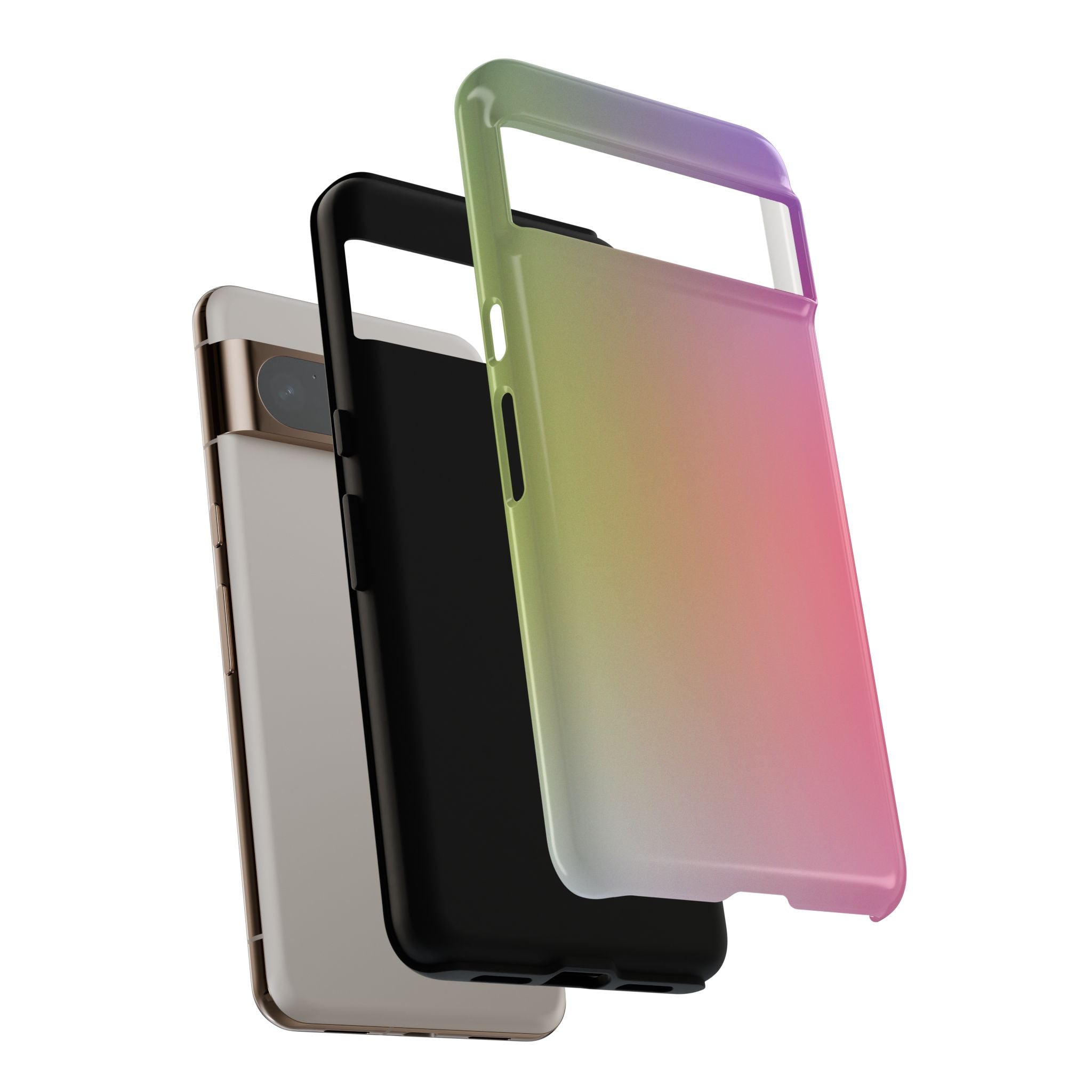 Gradient Phone Case, Tough Cases, Colorful Tech Accessory, Modern Phone Protection, Trendy Gift for Friends, Birthday, Holidays