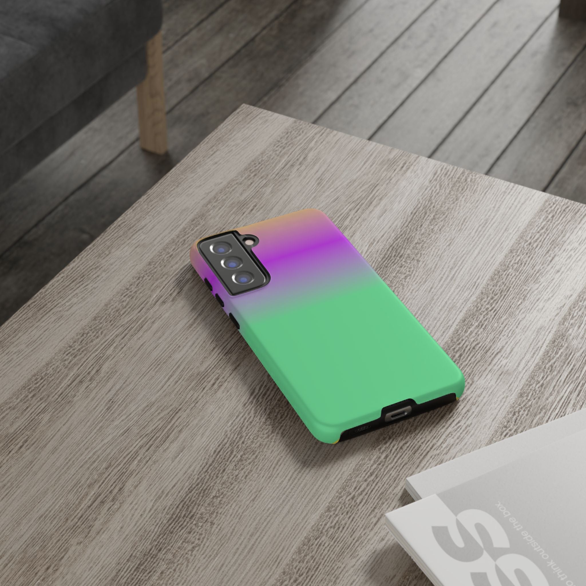 Vibrant Phone Case, Stylish Tech Accessory, Fun Gift Idea, Unique Mobile Cover, Trendy Gradient Design