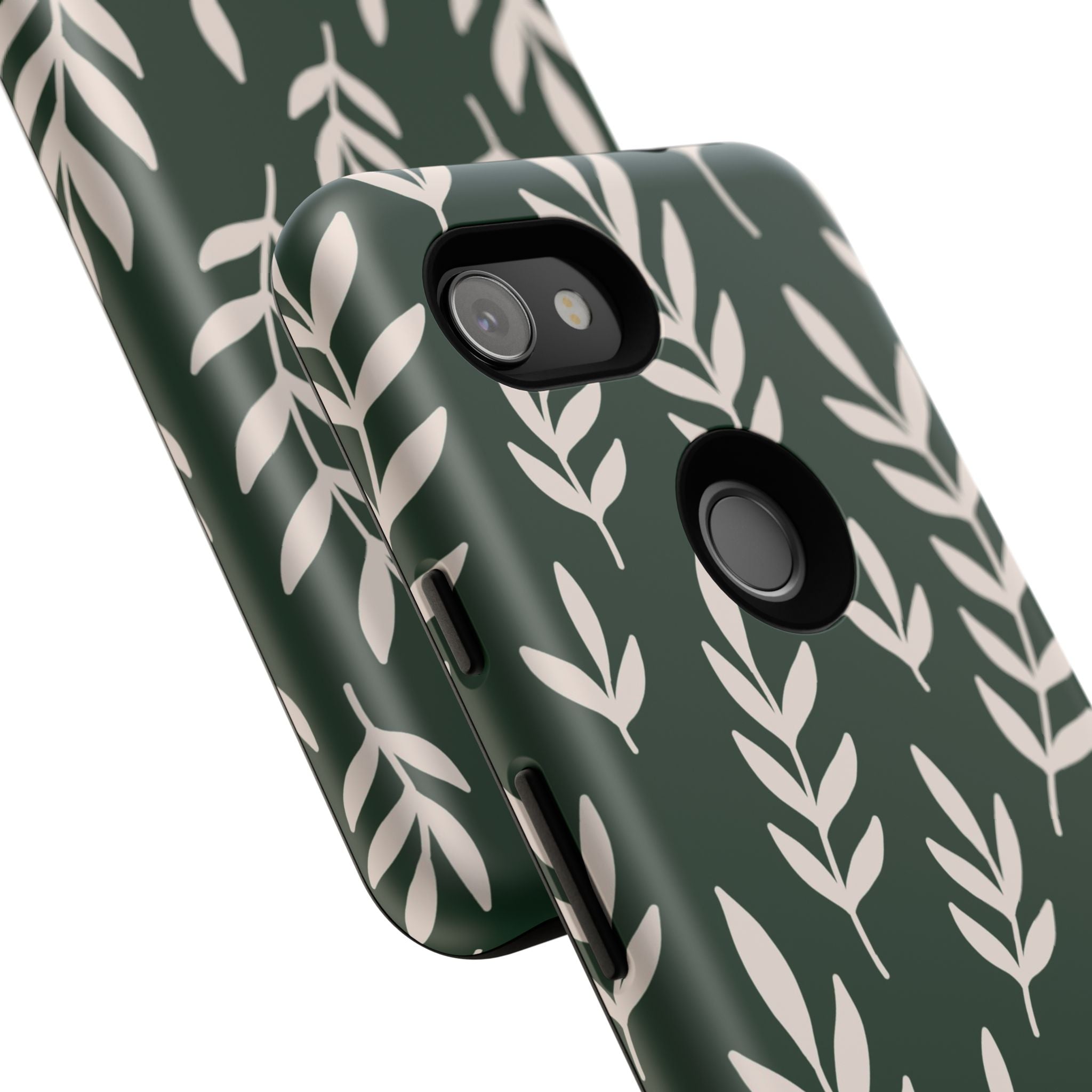 Leafy Phone Case, Tough Cases for Nature Lovers, Green Leaf Design, Eco-Friendly, Stylish Mobile Cover, Gift for Her