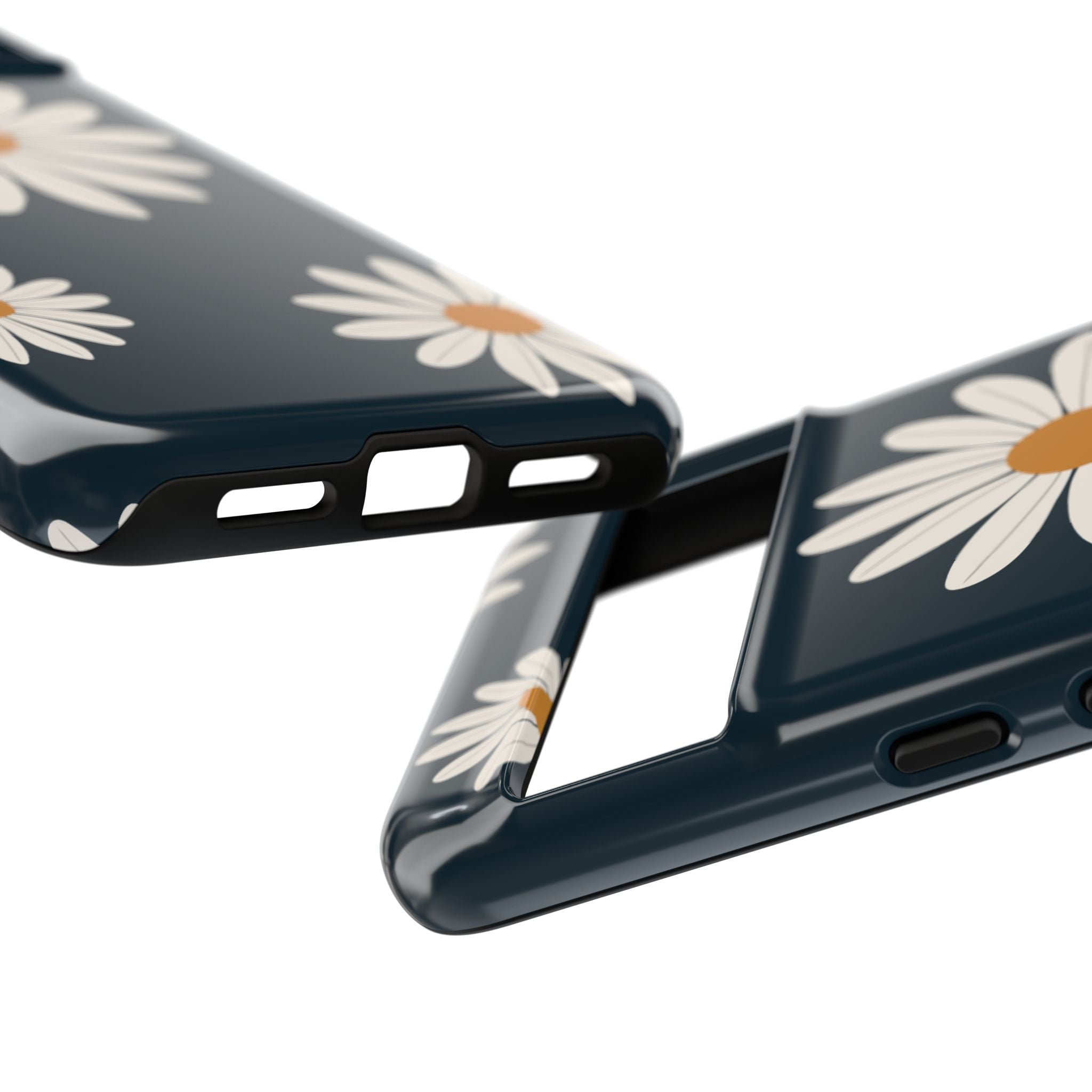 Daisy Phone Case, Floral Phone Cover, Tough Phone Case, Gift for Flower Lovers, Smartphone Accessory, Spring Design