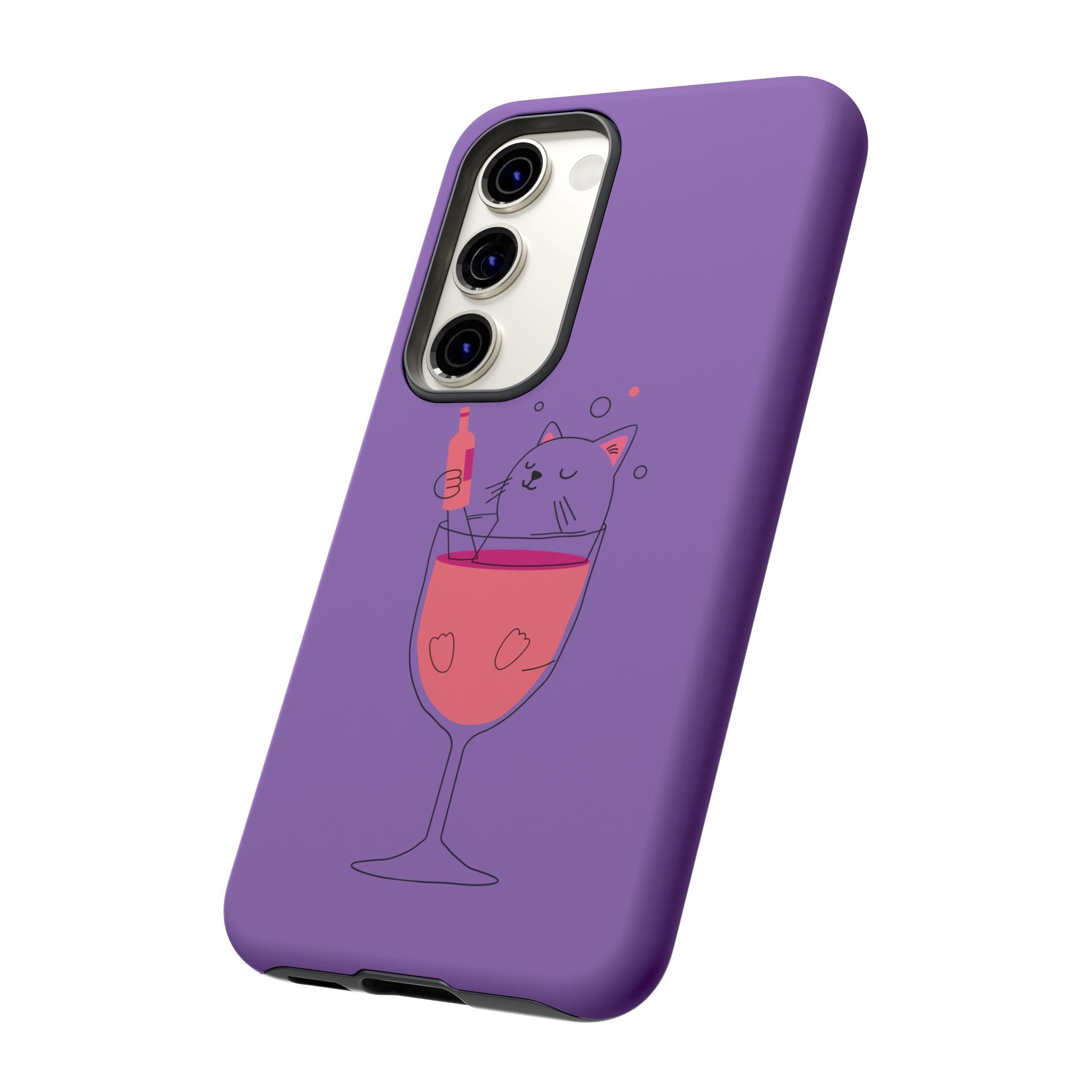 Cute Cat Phone Case, Fun Gift for Cat Lovers, Colorful Phone Cover, Pet Lover Accessory, Unique Cat Themed Case