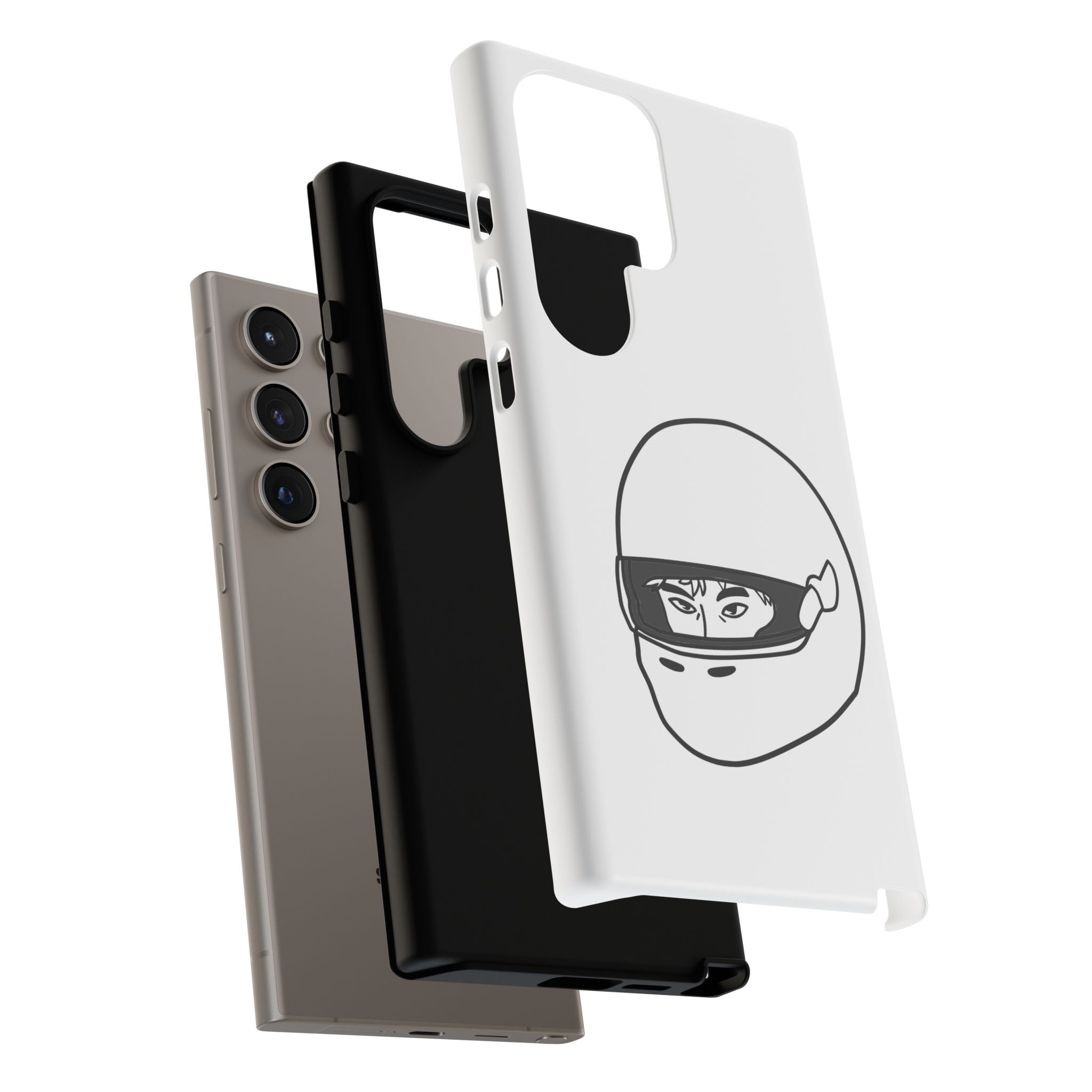 Stylish Phone Case with Racing Helmet Design | Tough Cases | Unique Gift, Motorcycle Enthusiast, Race Lover, Custom Accessory, Everyday Use