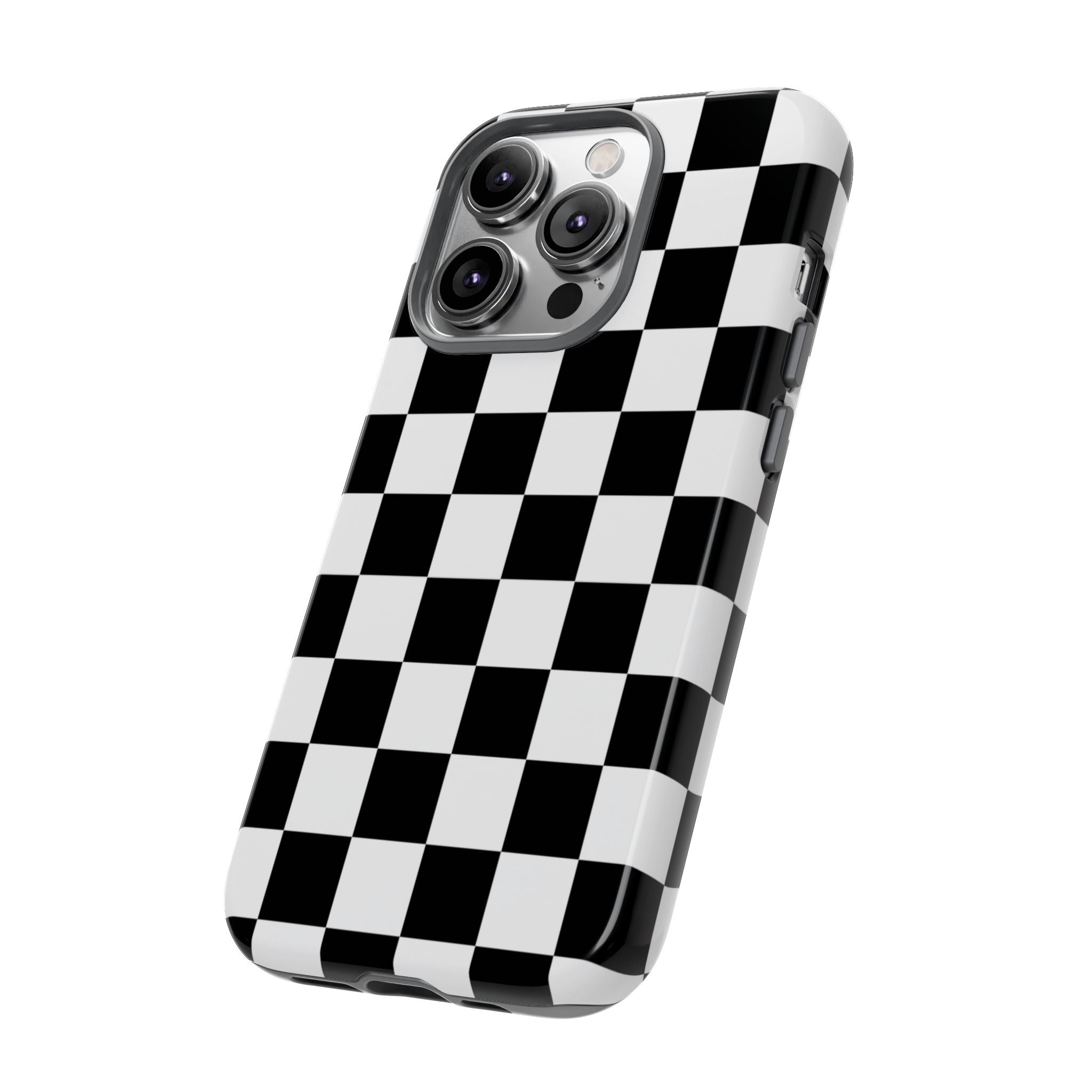 Stylish Checkered Phone Case | Trendy Protective Cover for iPhone, Gift for Teens, Fashion Accessory, Unique Design for All Occasions