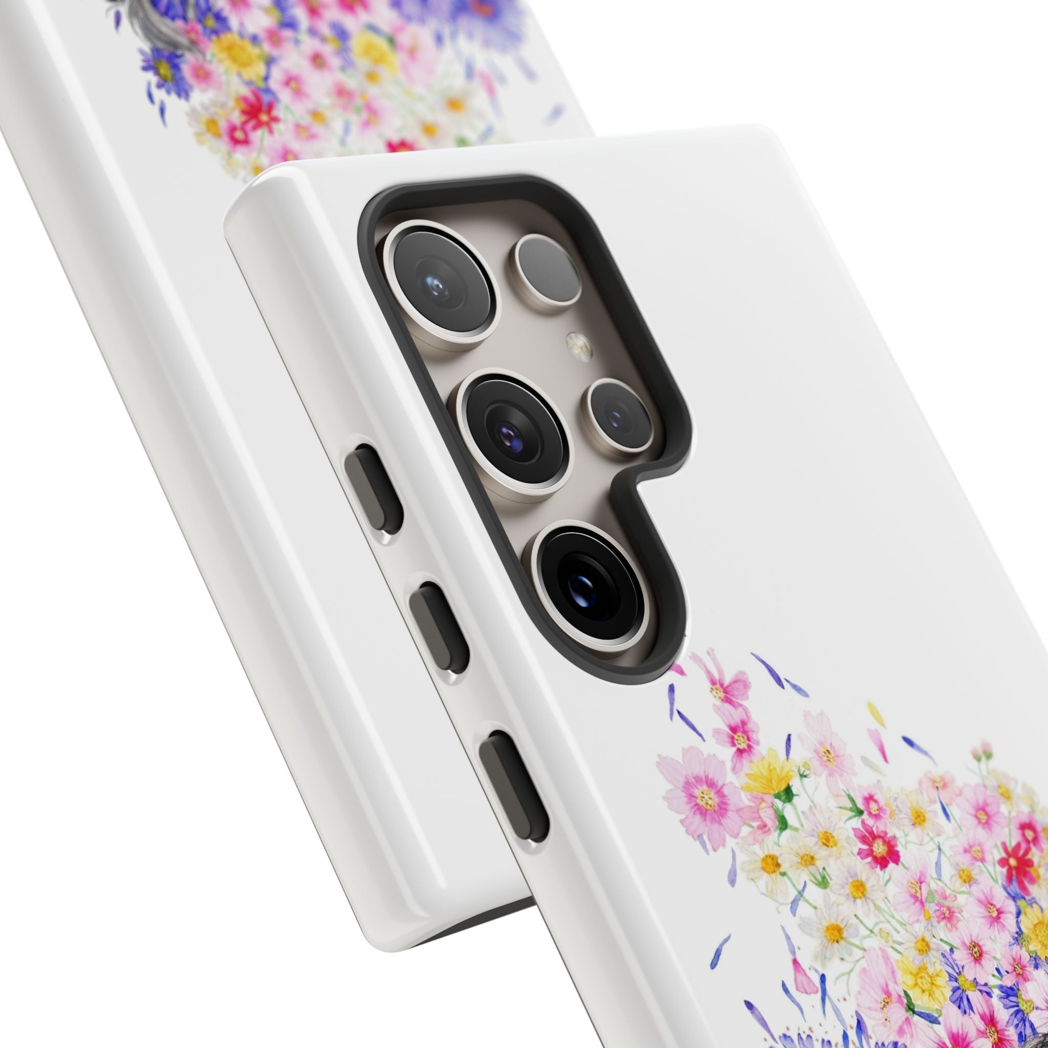 Floral Phone Case | Tough Cases | Cute Floral Design, Gift for Her, Spring Accessory, Mother's Day Gift, Stylish Protection