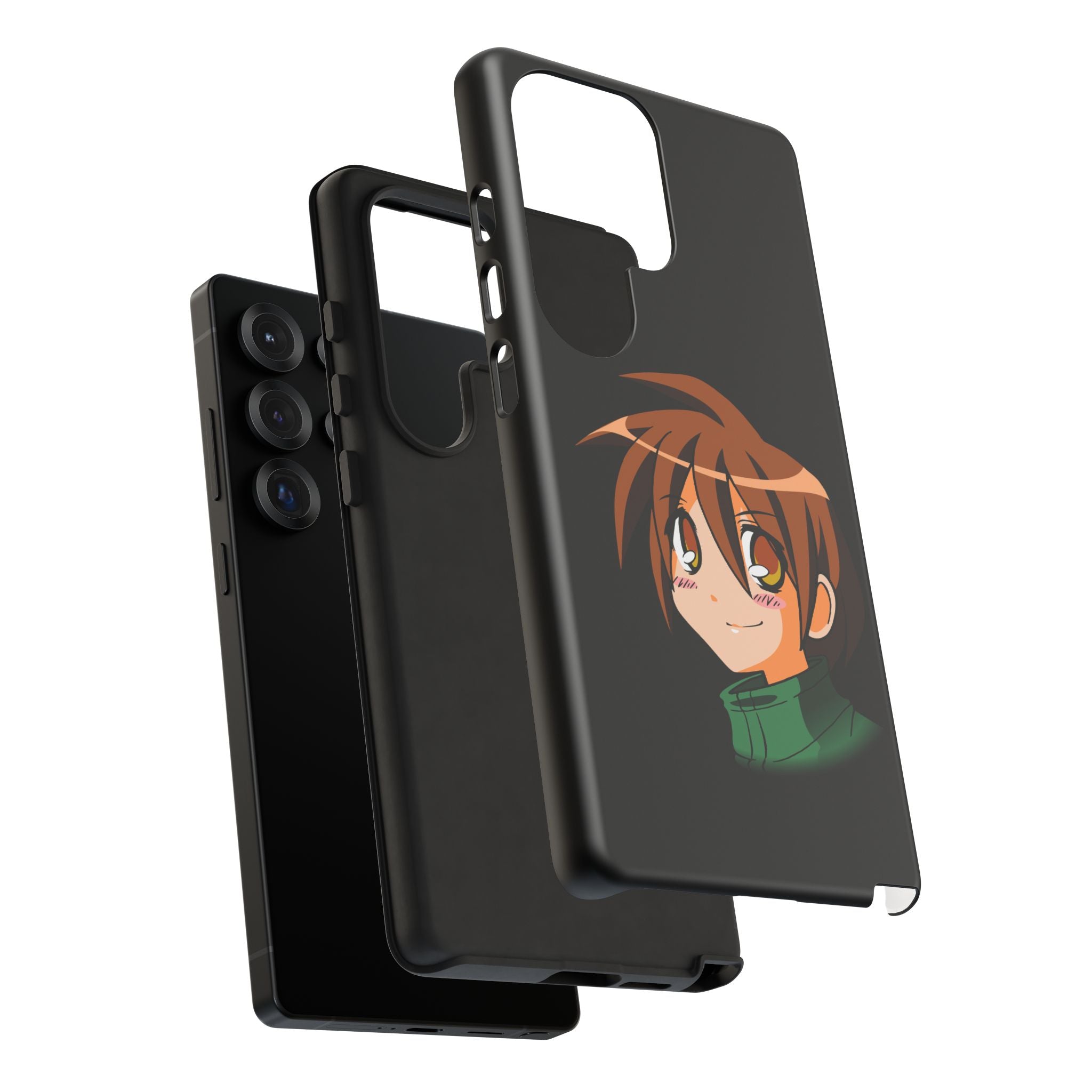 Anime Character Phone Case, Cute Phone Cover, Tough Cases for Teens, Customizable Gift, Geeky Accessories