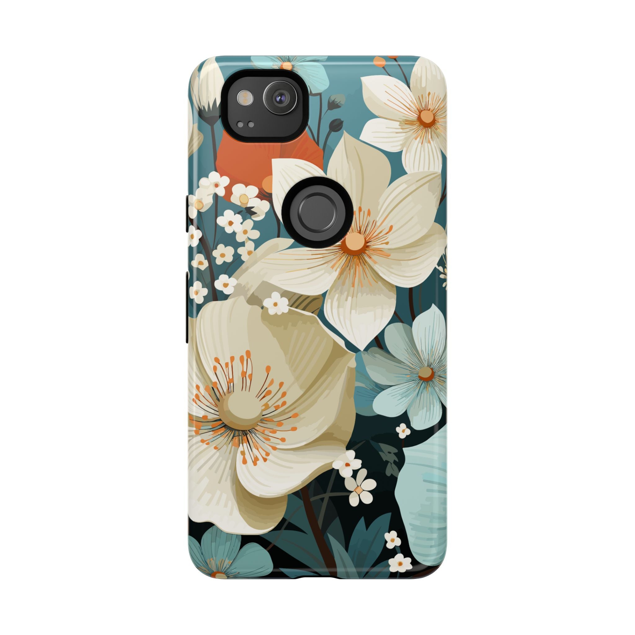 Floral Phone Case, Stylish Tough Cases with Botanical Design, Flower Print Phone Cover, Gifts for Nature Lovers, Eco-Friendly Mobile Cover