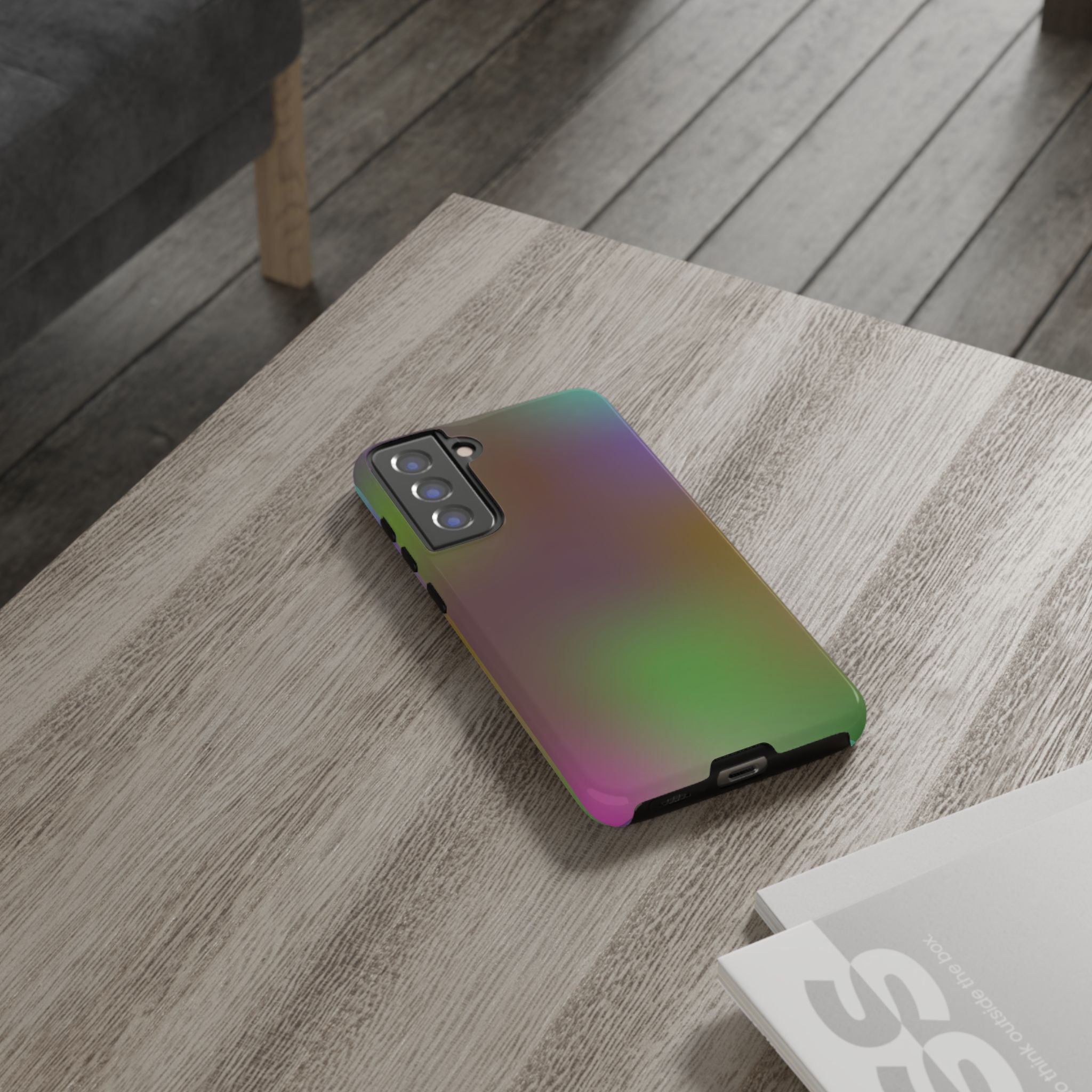 Colorful Gradient Phone Case, Tough Cases for Protection, Stylish Mobile Cover, Unique Gift, Modern Tech Accessory