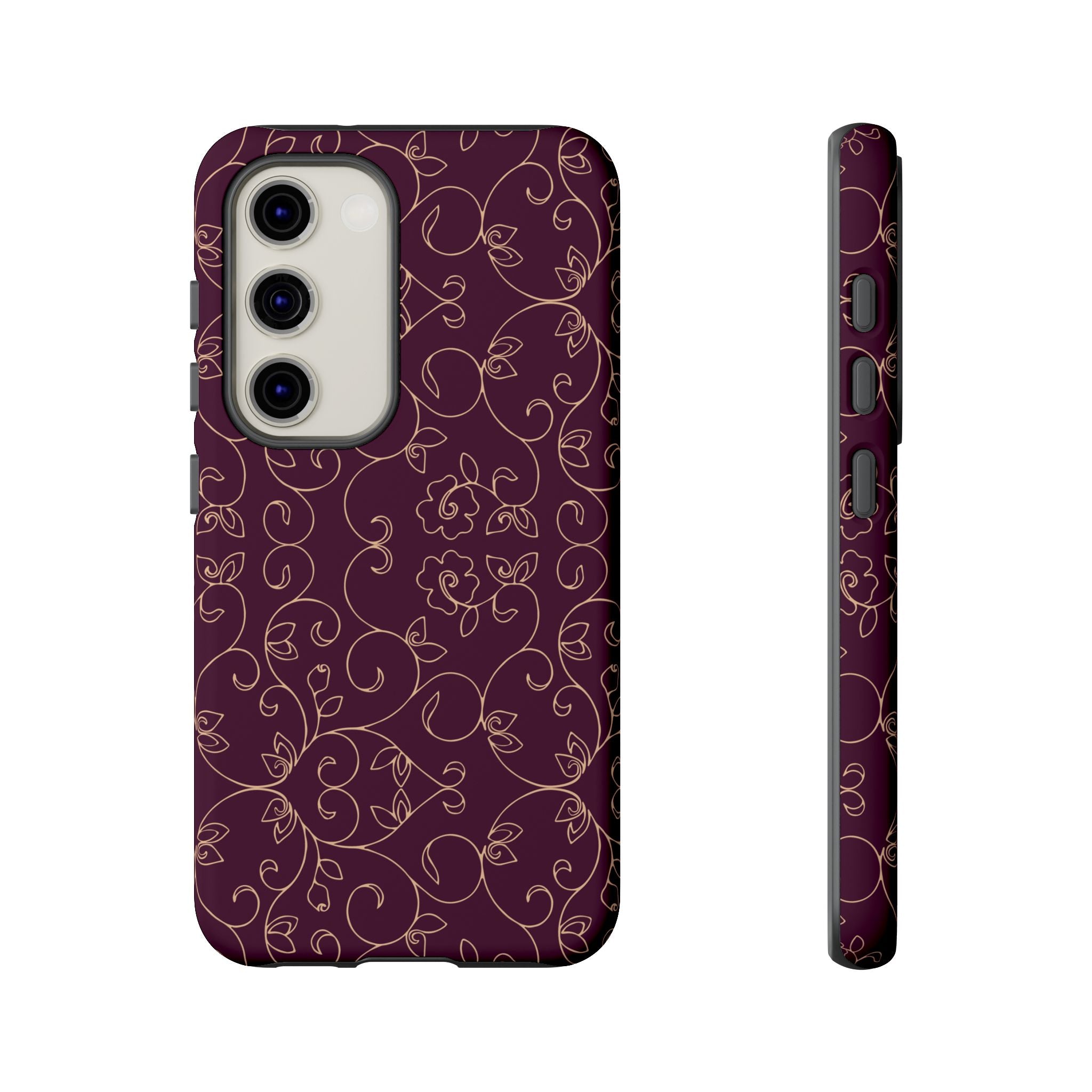 Elegant Floral Phone Case | Durable Mobile Cover, Gift for Her, Floral Design, Stylish Accessory, Phone Protection