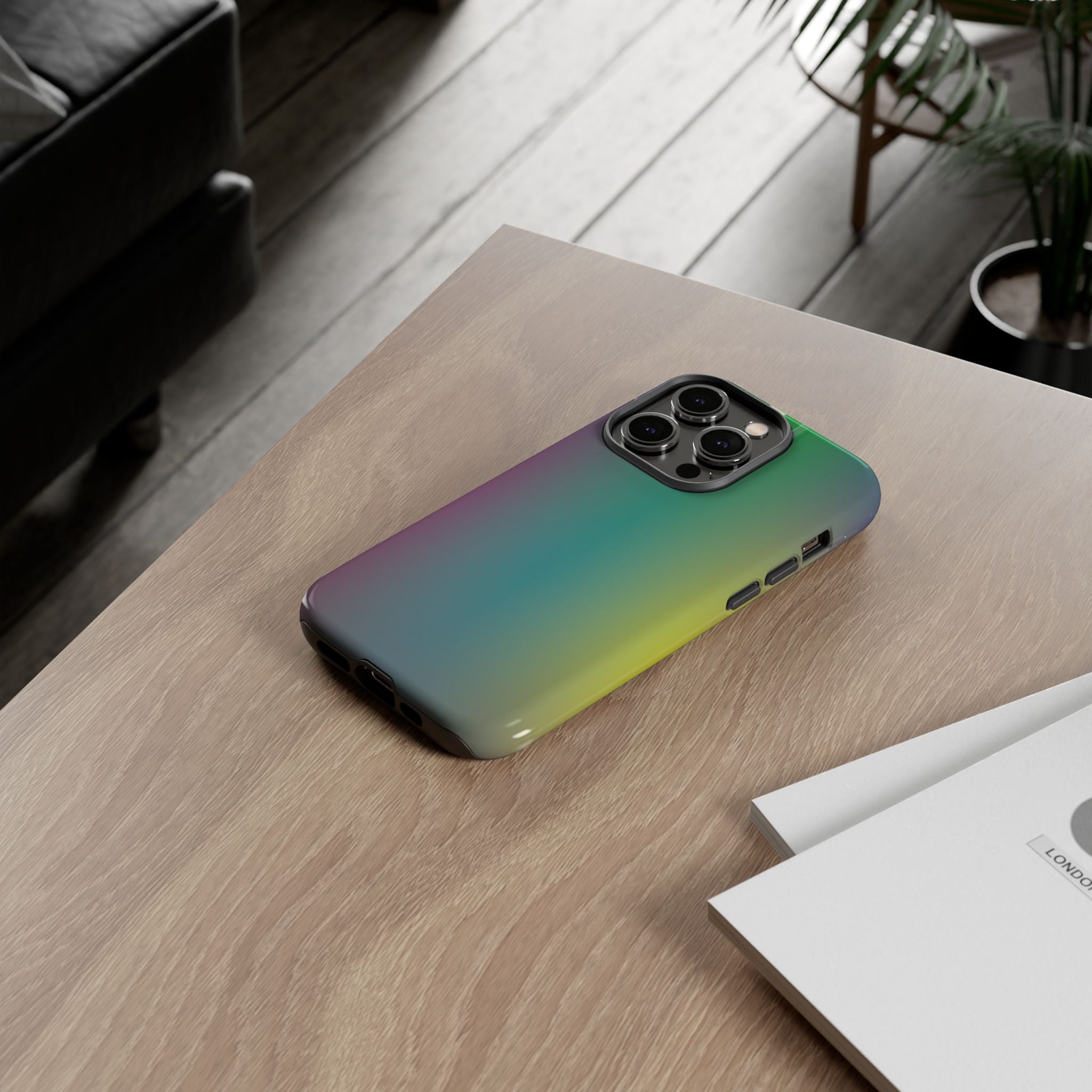 Gradient Phone Case, Tough Cases, Stylish Phone Protector, Unique Phone Cover, Gift for Tech Lovers, Colorful Phone Accessory