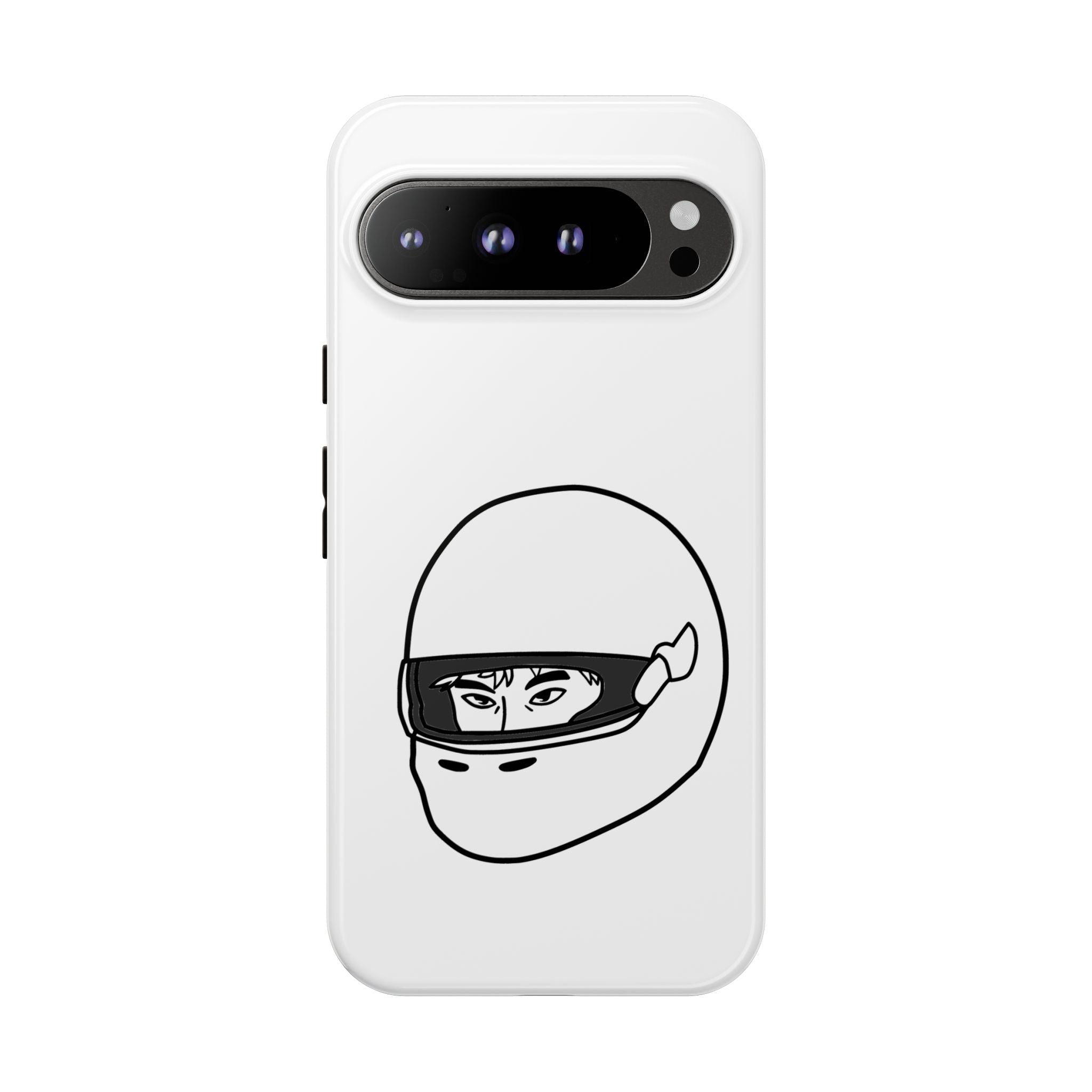 Stylish Phone Case with Racing Helmet Design | Tough Cases | Unique Gift, Motorcycle Enthusiast, Race Lover, Custom Accessory, Everyday Use