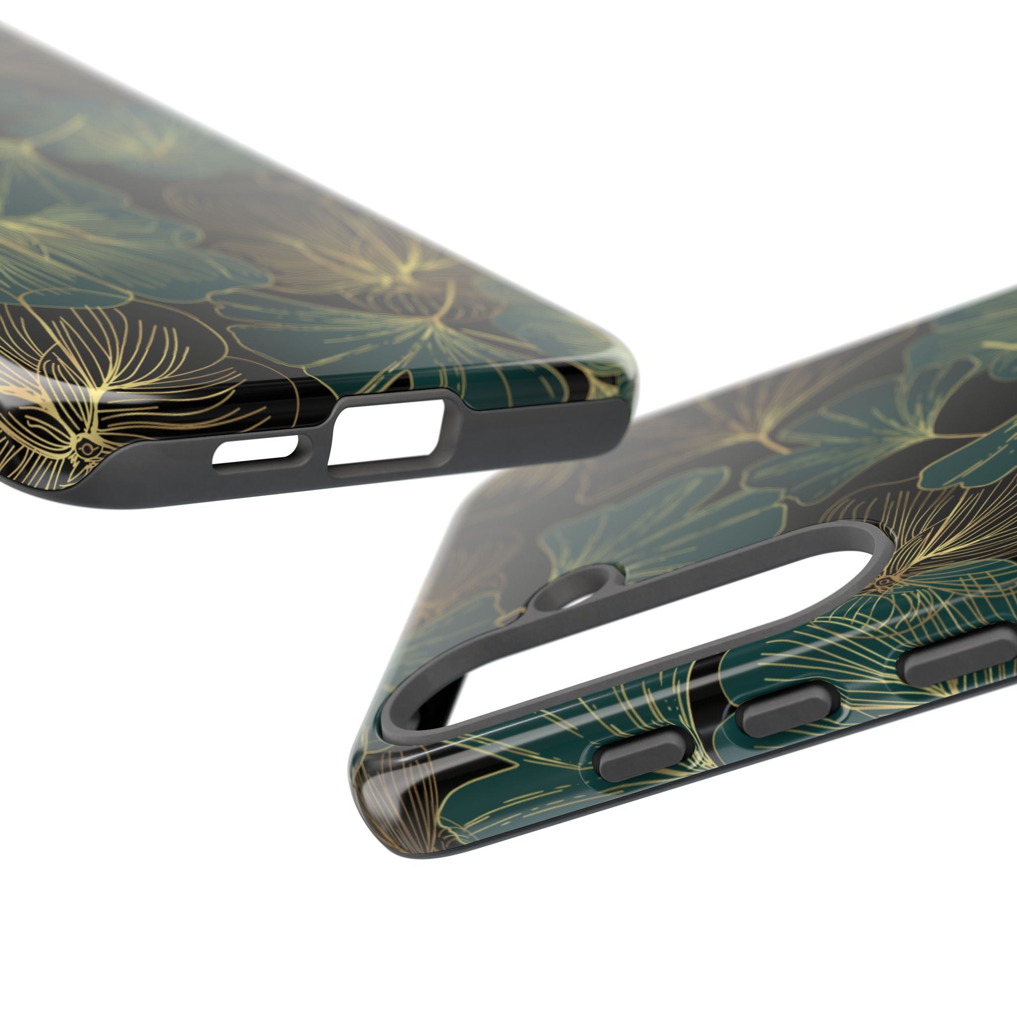 Floral Phone Case - Tough Cases, Protective Cover, Stylish Accessory, Gift for Her, Nature-Inspired Design
