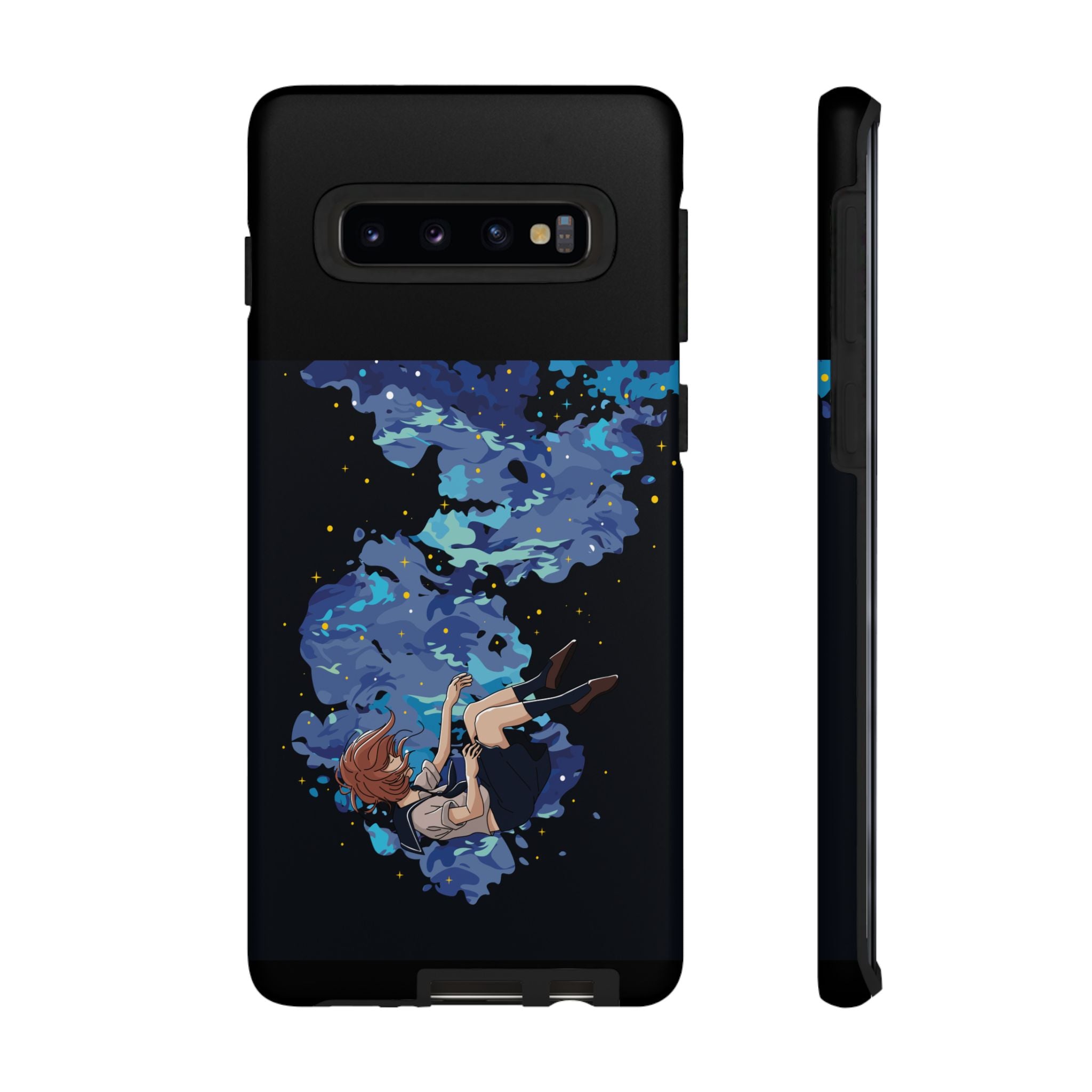 Tough Cases Phone Case - Artistic Galaxy Design, Cute Sleeve for Teens, Gift for Students, Unique Mobile Accessory, Trendy Tech Protection