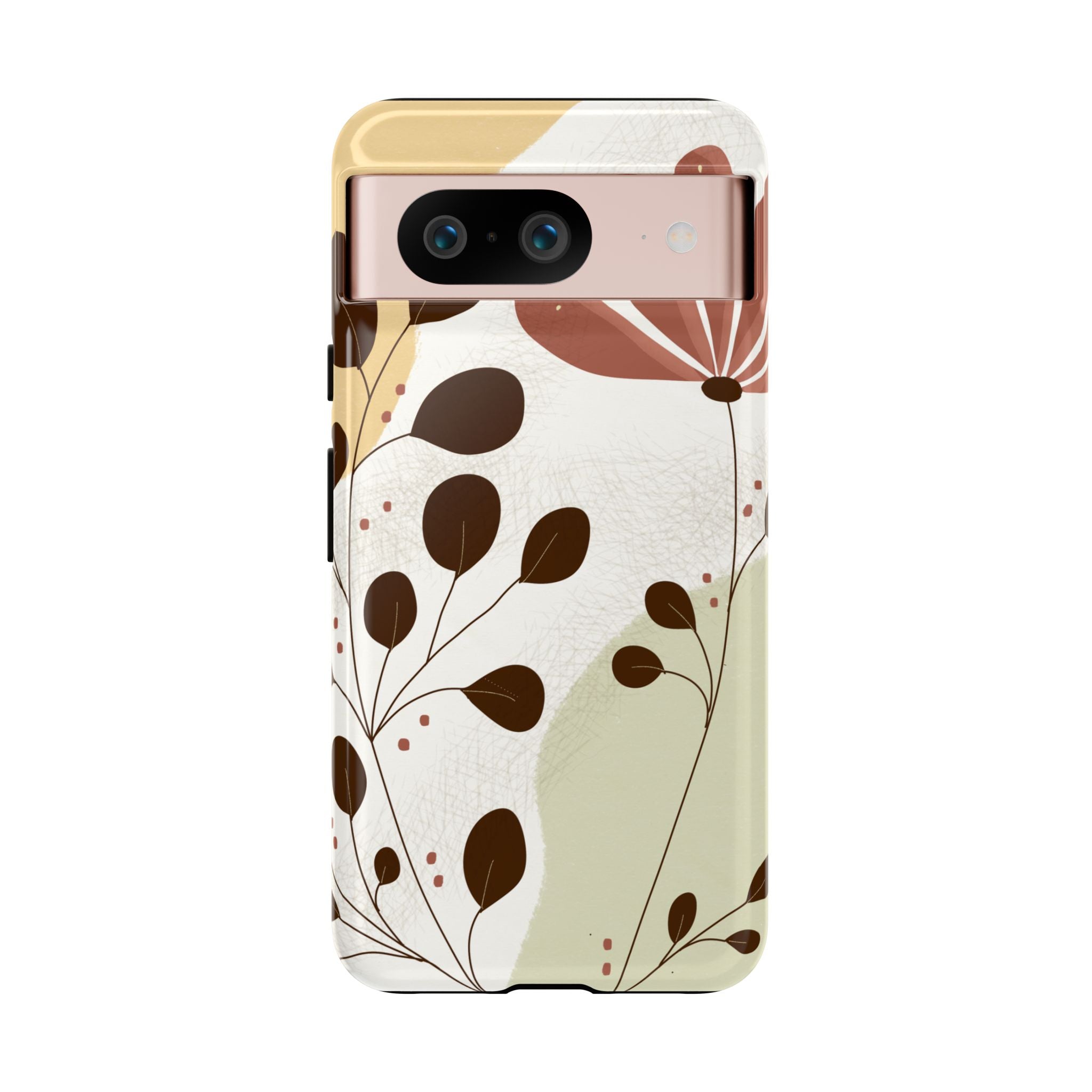 Floral Phone Case - Stylish Tough Cases for Women, Trendy Phone Cover, Gift for Her, Birthday Present, Everyday Use