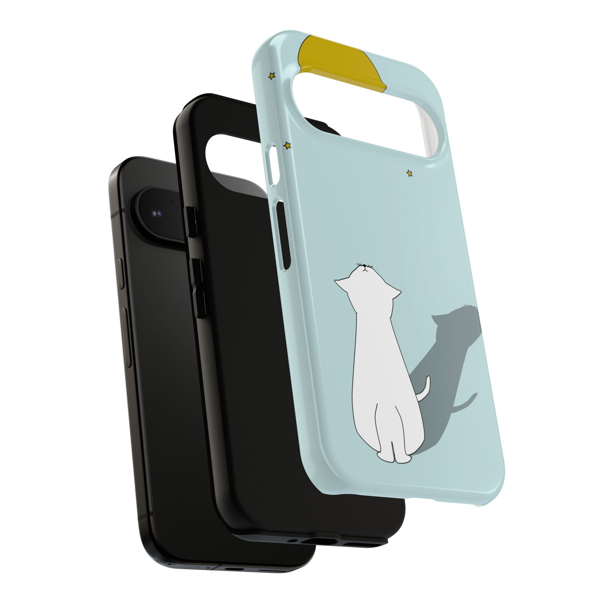 Cute Cat Phone Case, Tough Phone Cover, Pet Lover Gift, Unique Case, Animal Decor, Birthday Gift