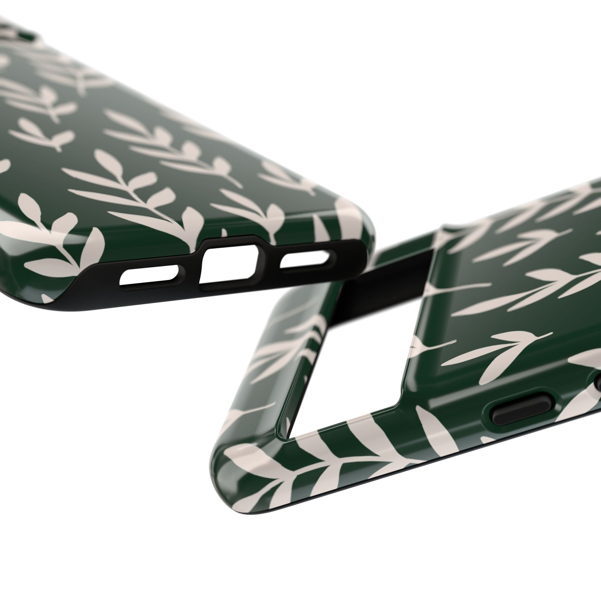 Leafy Phone Case, Tough Cases for Nature Lovers, Green Leaf Design, Eco-Friendly, Stylish Mobile Cover, Gift for Her