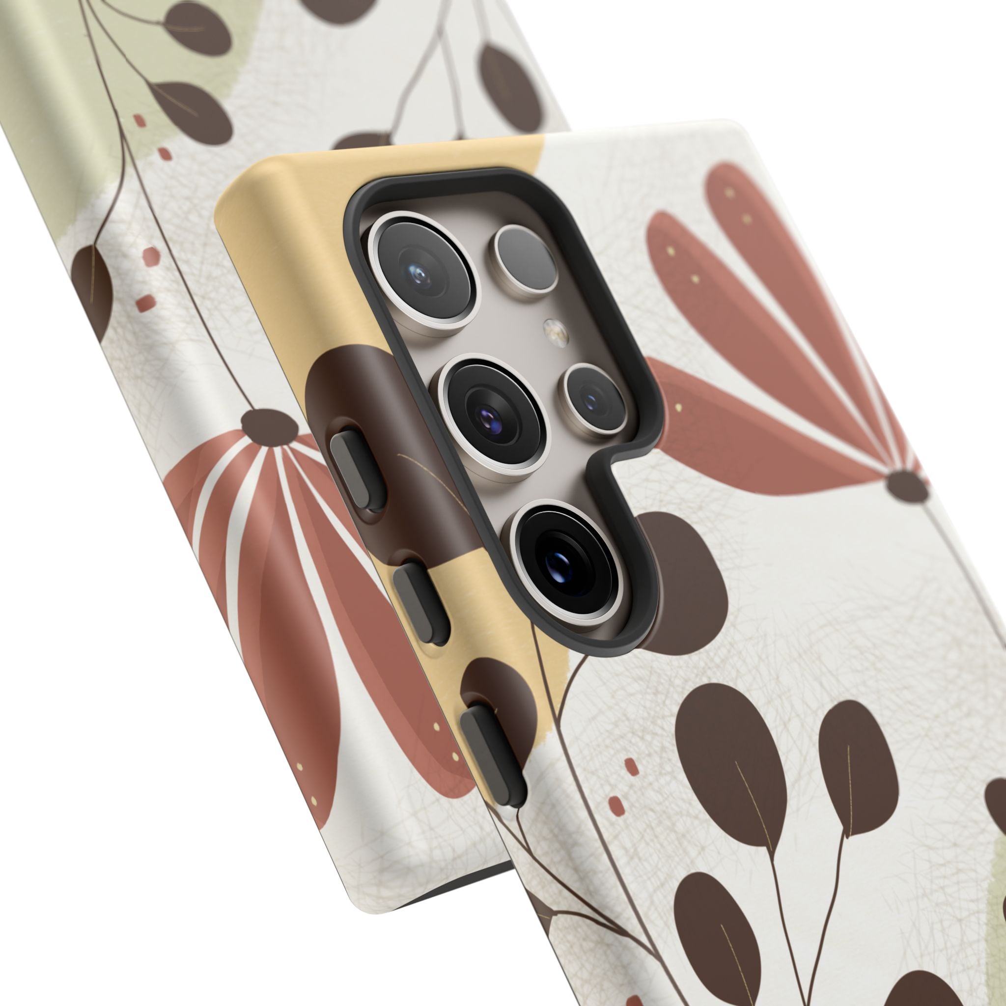 Floral Phone Case - Stylish Tough Cases for Women, Trendy Phone Cover, Gift for Her, Birthday Present, Everyday Use