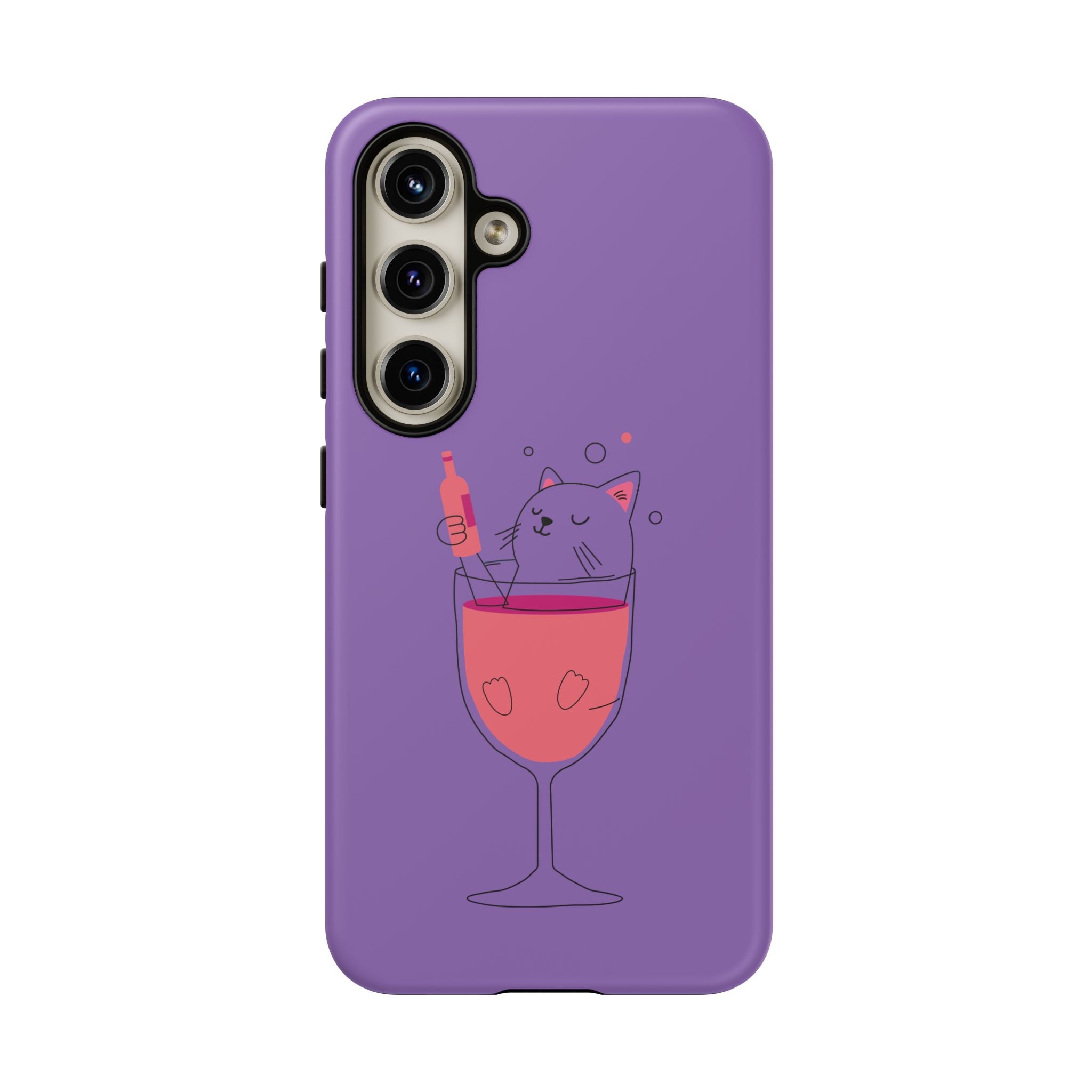 Cute Cat Phone Case, Fun Gift for Cat Lovers, Colorful Phone Cover, Pet Lover Accessory, Unique Cat Themed Case