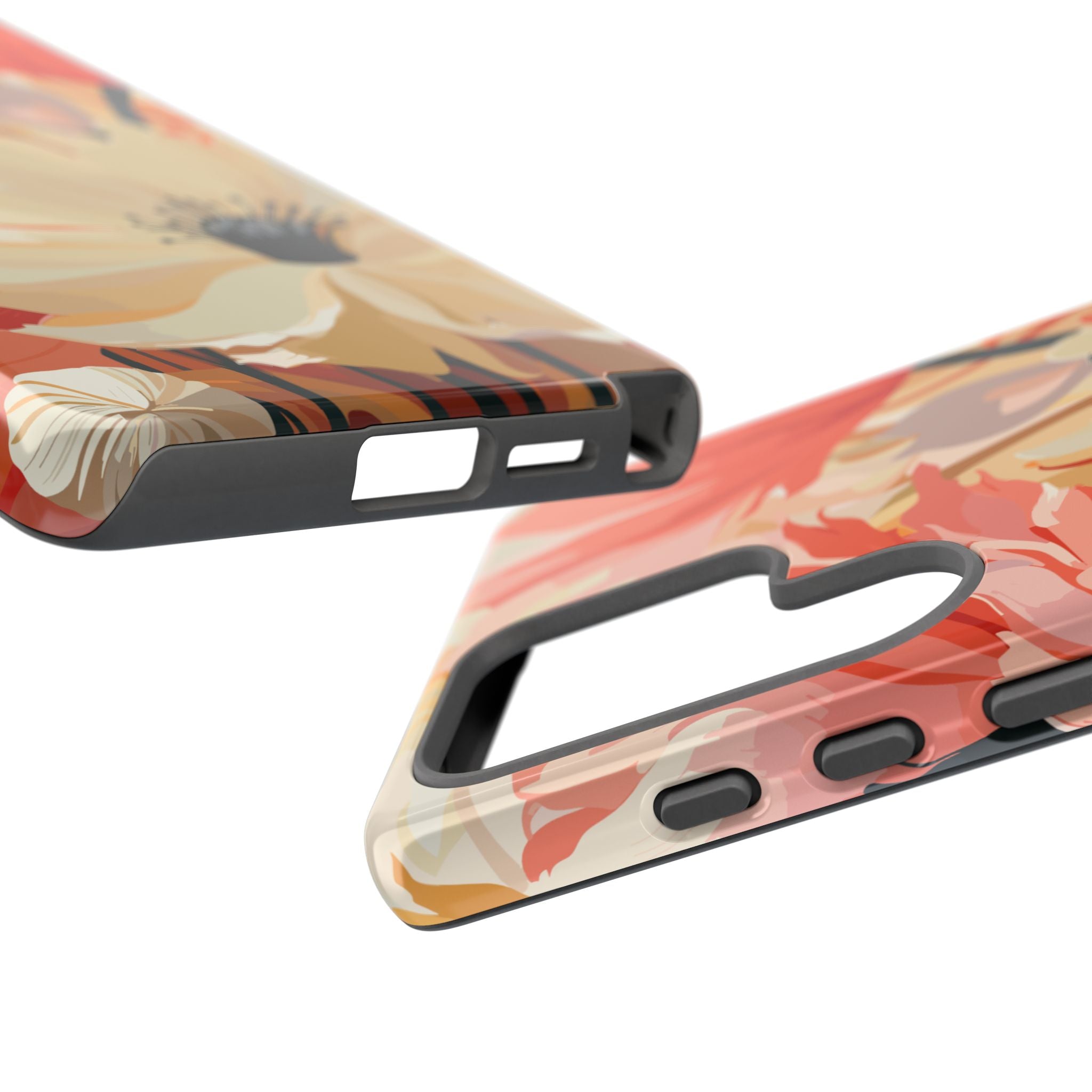 Floral Phone Case, Tough Protective Cover for Floral Lovers, Perfect Gift for Friends, Spring Celebration, Art Lovers Gift