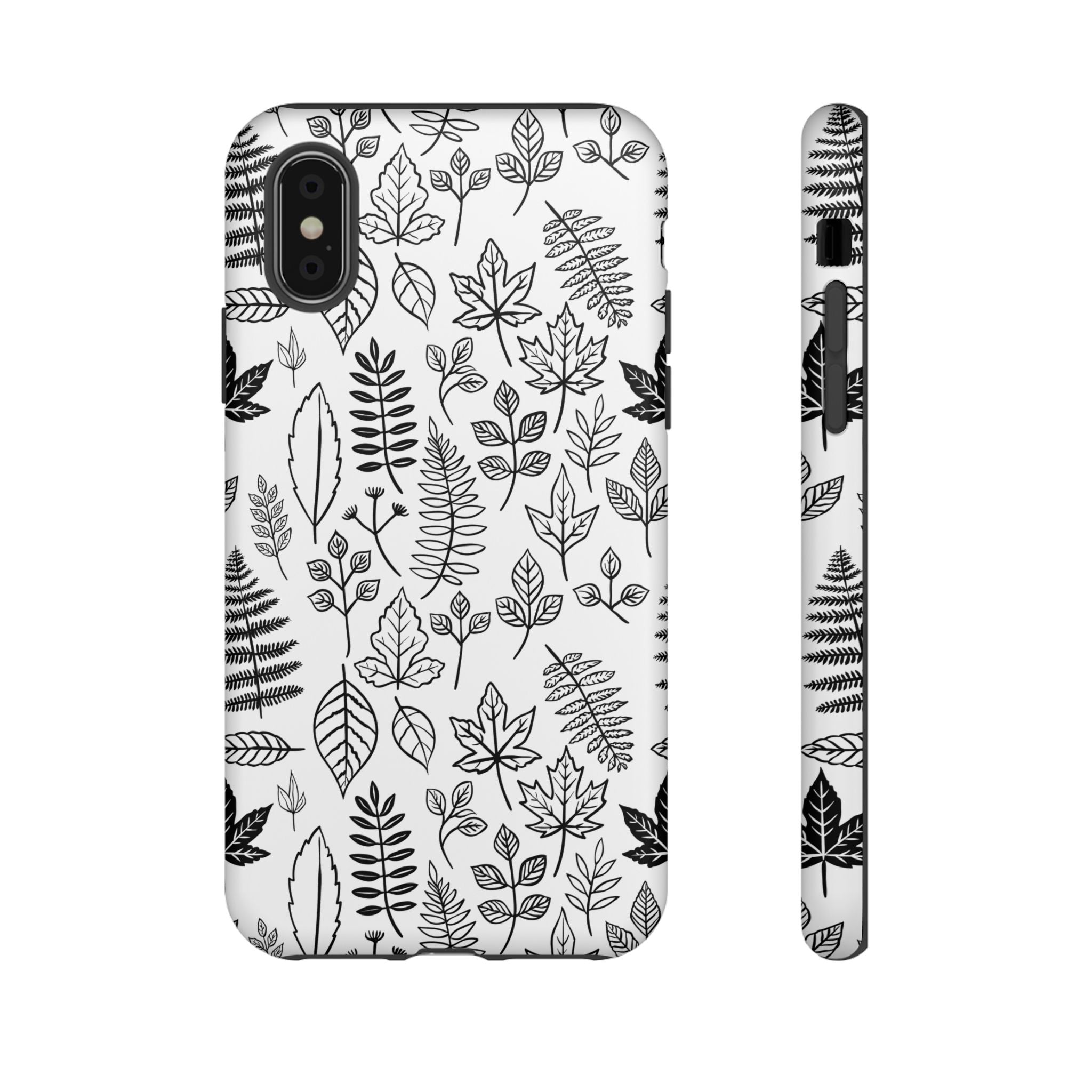 Stylish Phone Case for Nature Lovers, Botanical Design, Gift for Her, Fall Accessories, Customizable Tech Gear