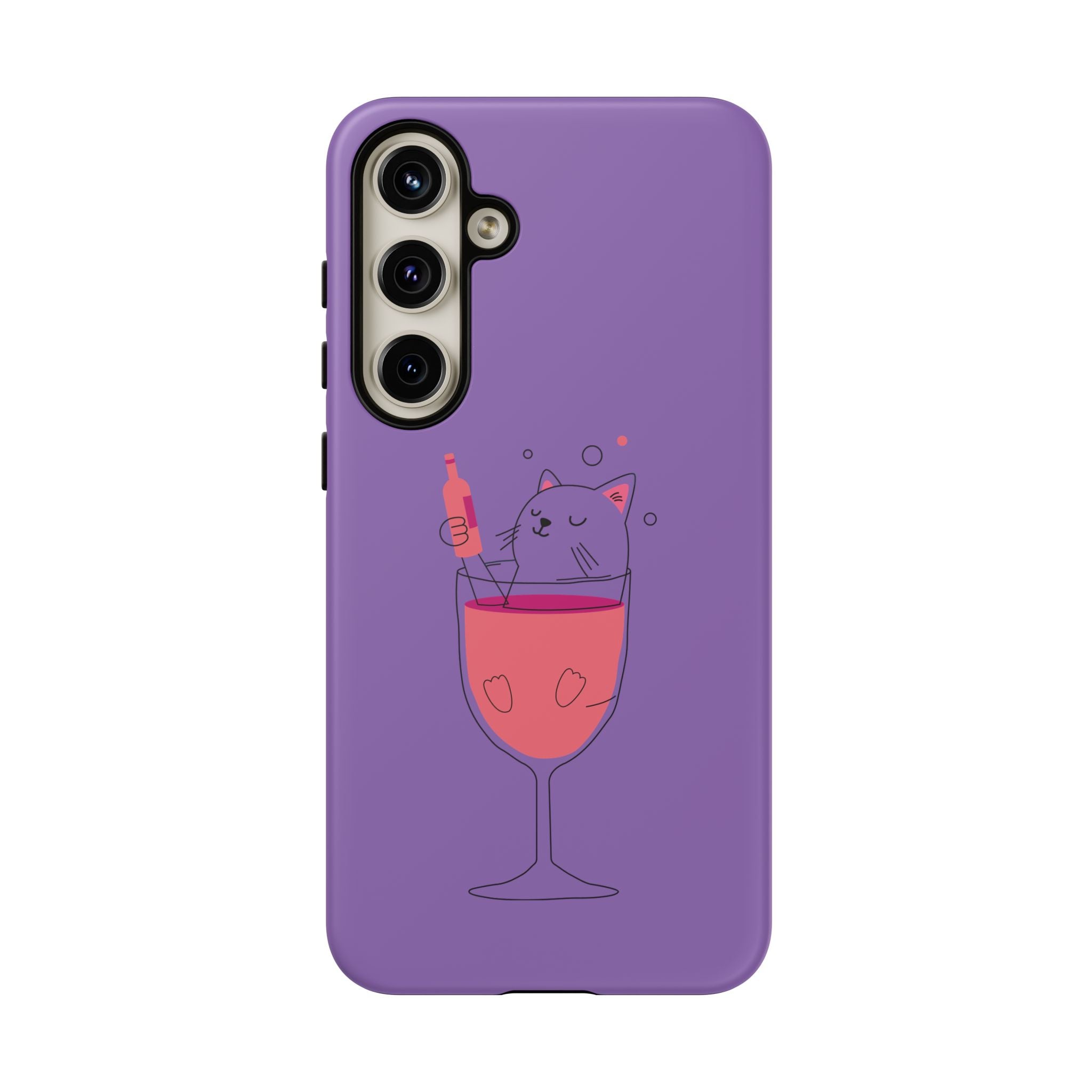 Cute Cat Phone Case, Fun Gift for Cat Lovers, Colorful Phone Cover, Pet Lover Accessory, Unique Cat Themed Case