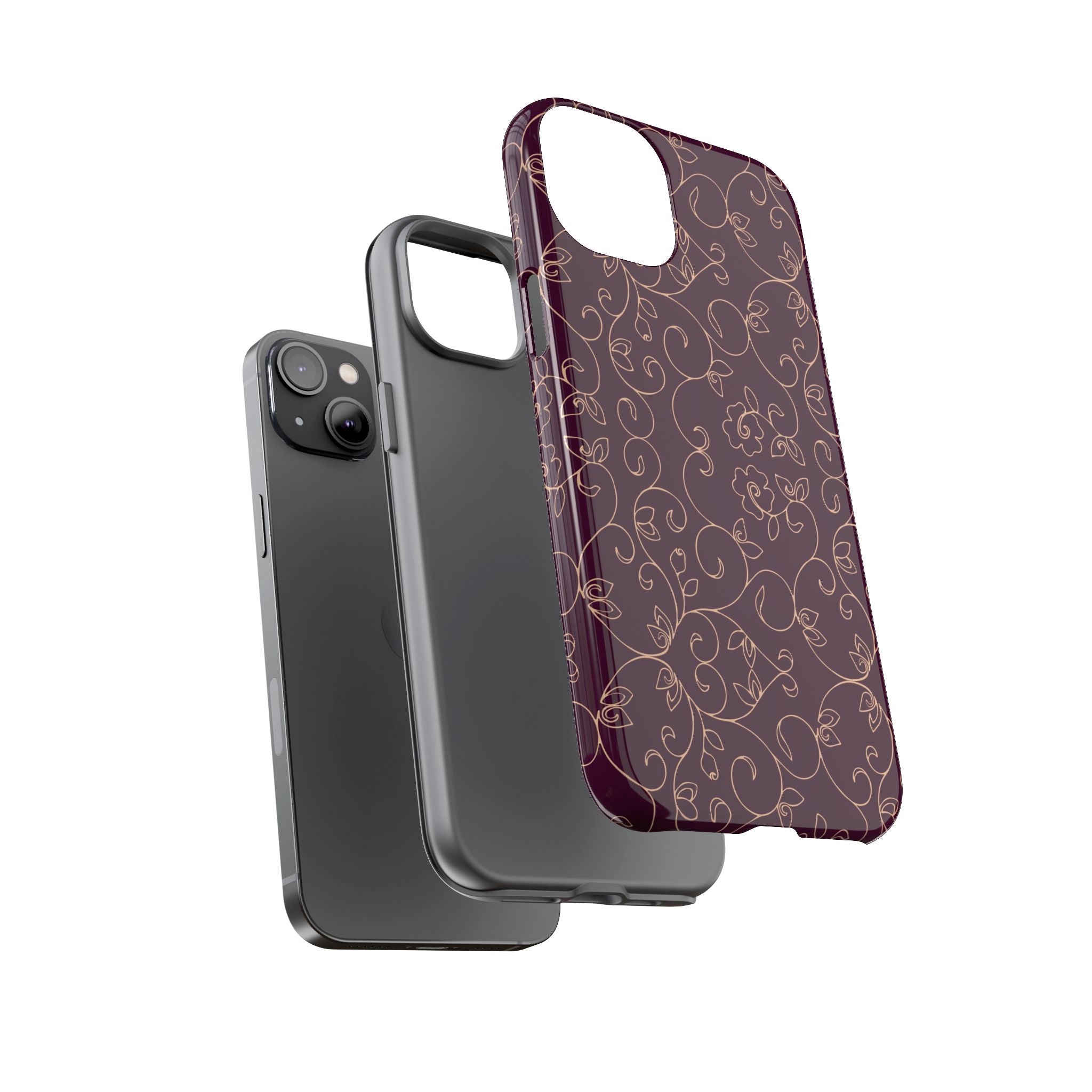 Elegant Floral Phone Case | Durable Mobile Cover, Gift for Her, Floral Design, Stylish Accessory, Phone Protection