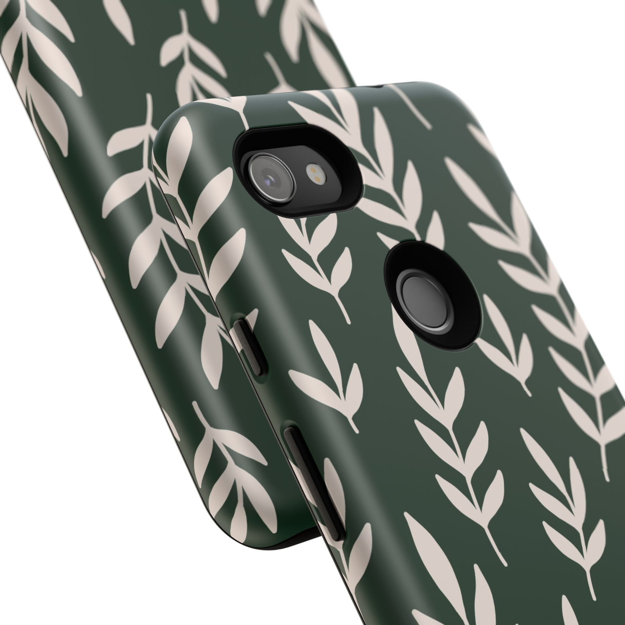 Leafy Phone Case, Tough Cases for Nature Lovers, Green Leaf Design, Eco-Friendly, Stylish Mobile Cover, Gift for Her