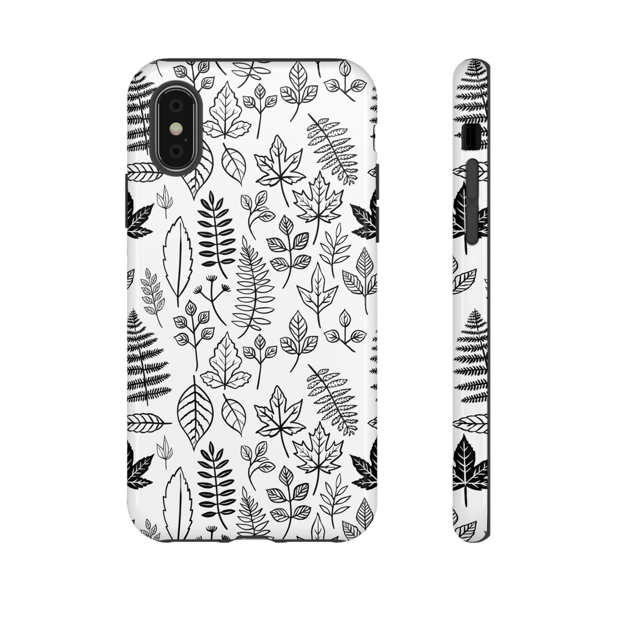 Stylish Phone Case for Nature Lovers, Botanical Design, Gift for Her, Fall Accessories, Customizable Tech Gear
