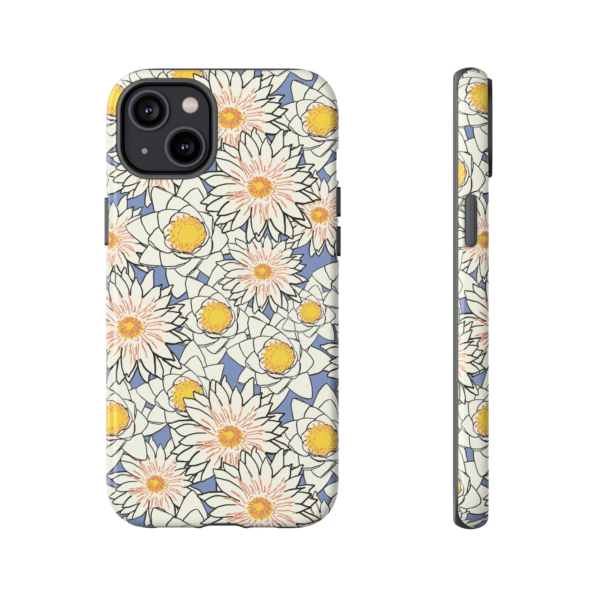Stylish Phone Case, Floral Protective Cover, Gift for Nature Lovers, Trendy Tech Accessory, Customizable Phone Case