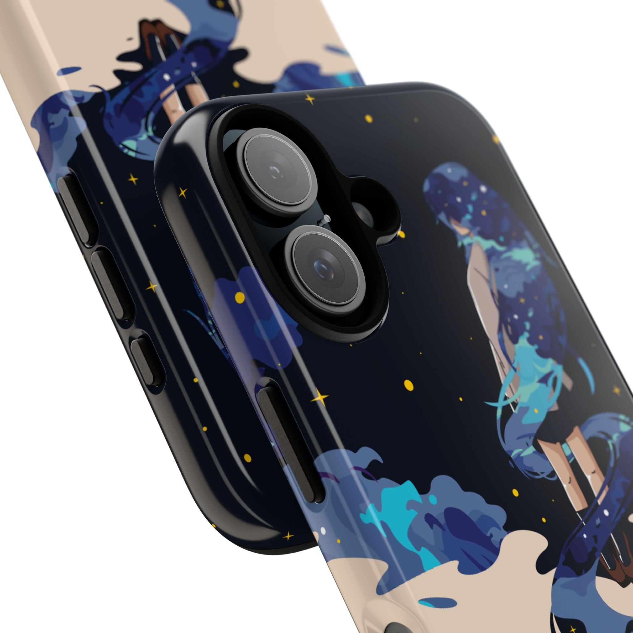 Galaxy-Inspired Phone Case, Celestial Design, Tough Phone Cover, Gift for Space Lovers, Artsy Accessories, Unique Merchandise