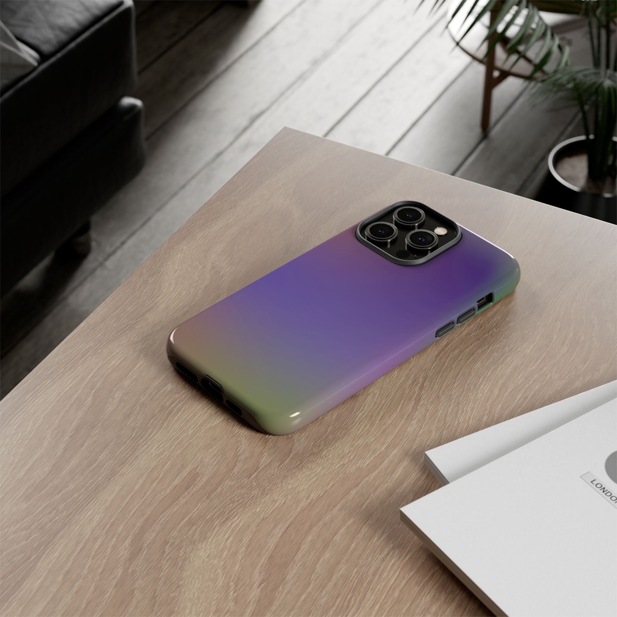 Colorful Phone Case, Tough Phone Cover, Gradient Design Case, Stylish Mobile Accessories, Unique Gift for Her