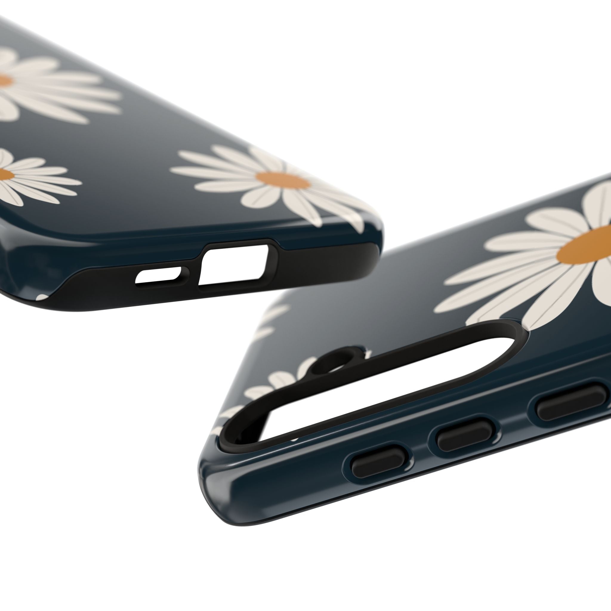 Daisy Phone Case, Floral Phone Cover, Tough Phone Case, Gift for Flower Lovers, Smartphone Accessory, Spring Design