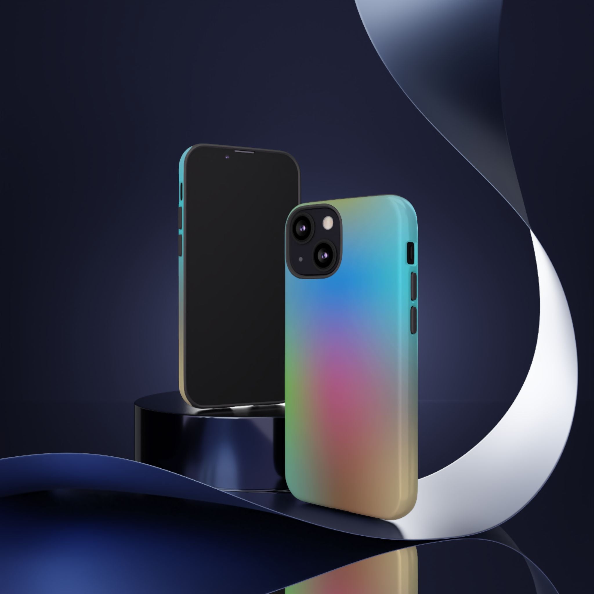Colorful Mobile Phone Case, Unique Phone Cover, Stylish Phone Protector, Gift for Tech Lovers, Trendy Accessory