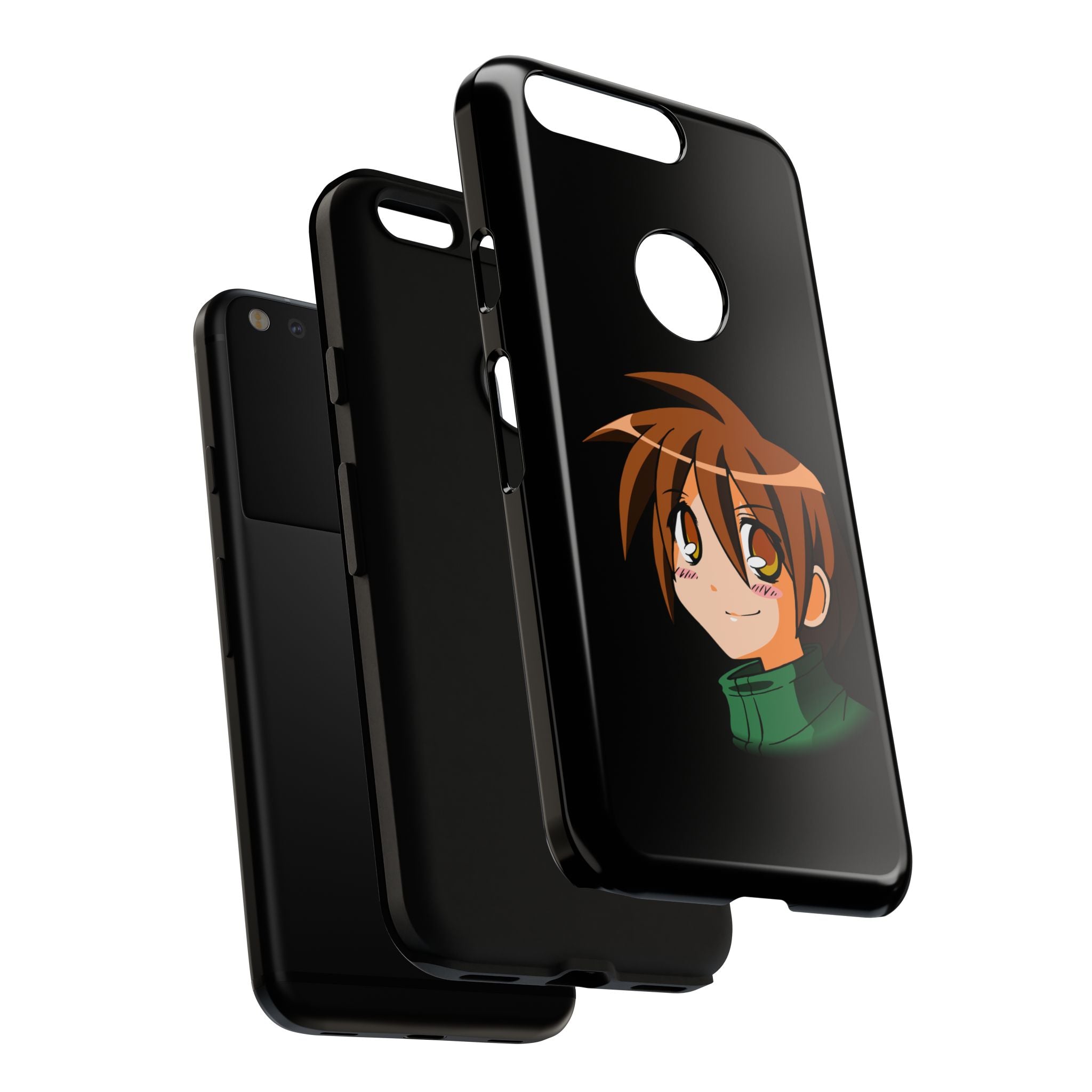 Anime Character Phone Case, Cute Phone Cover, Tough Cases for Teens, Customizable Gift, Geeky Accessories