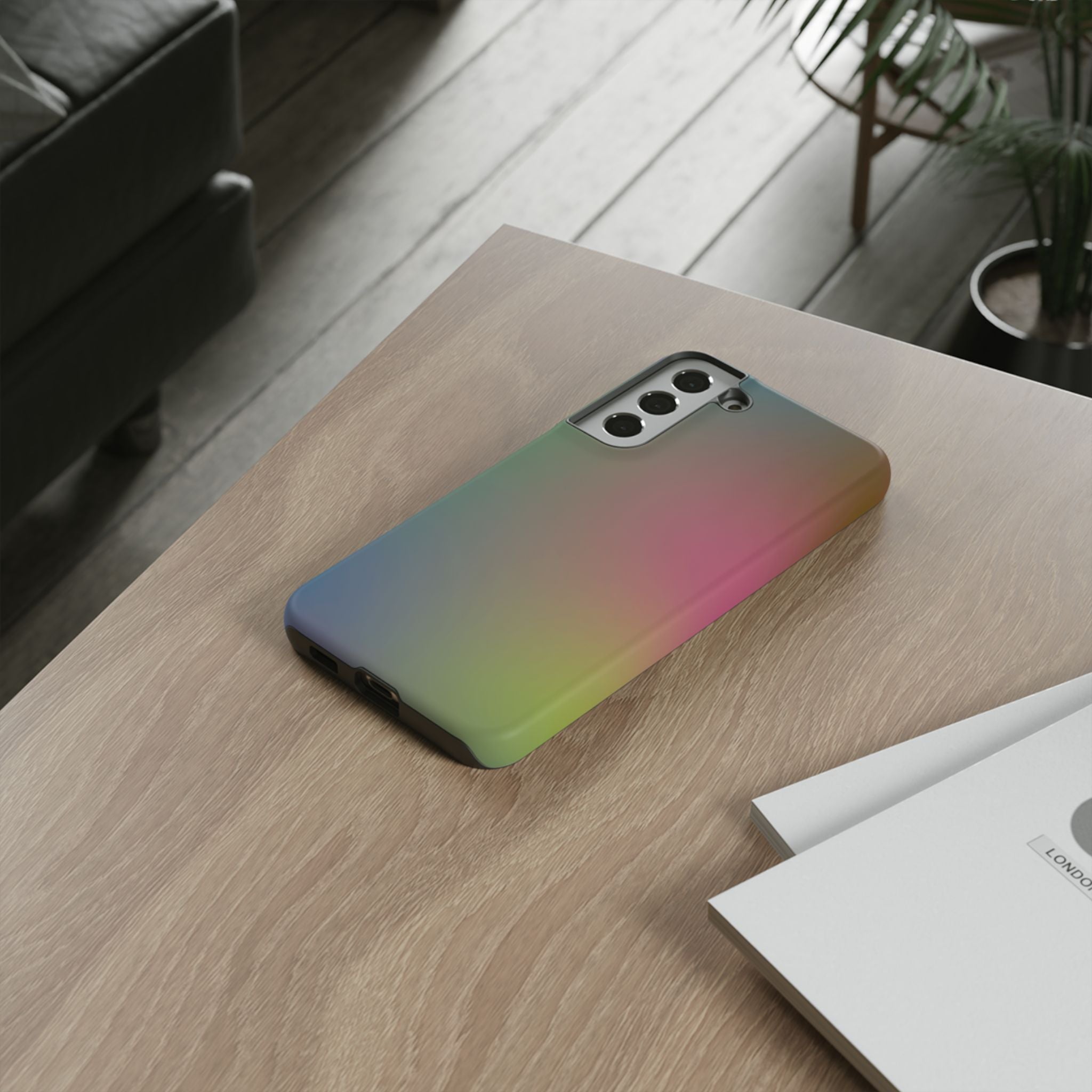 Gradient Phone Case - Protective Cover for iPhone, Stylish Mobile Accessory, Unique Gift for Her, Phone Protection, Trendy Phone Cases