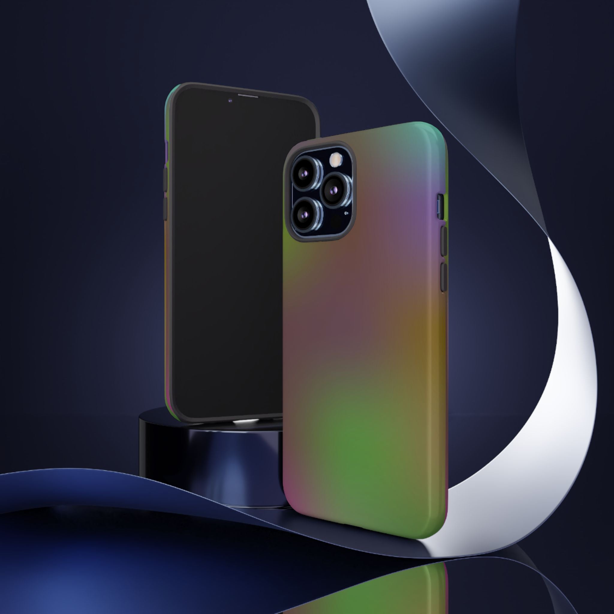 Colorful Gradient Phone Case, Tough Cases for Protection, Stylish Mobile Cover, Unique Gift, Modern Tech Accessory