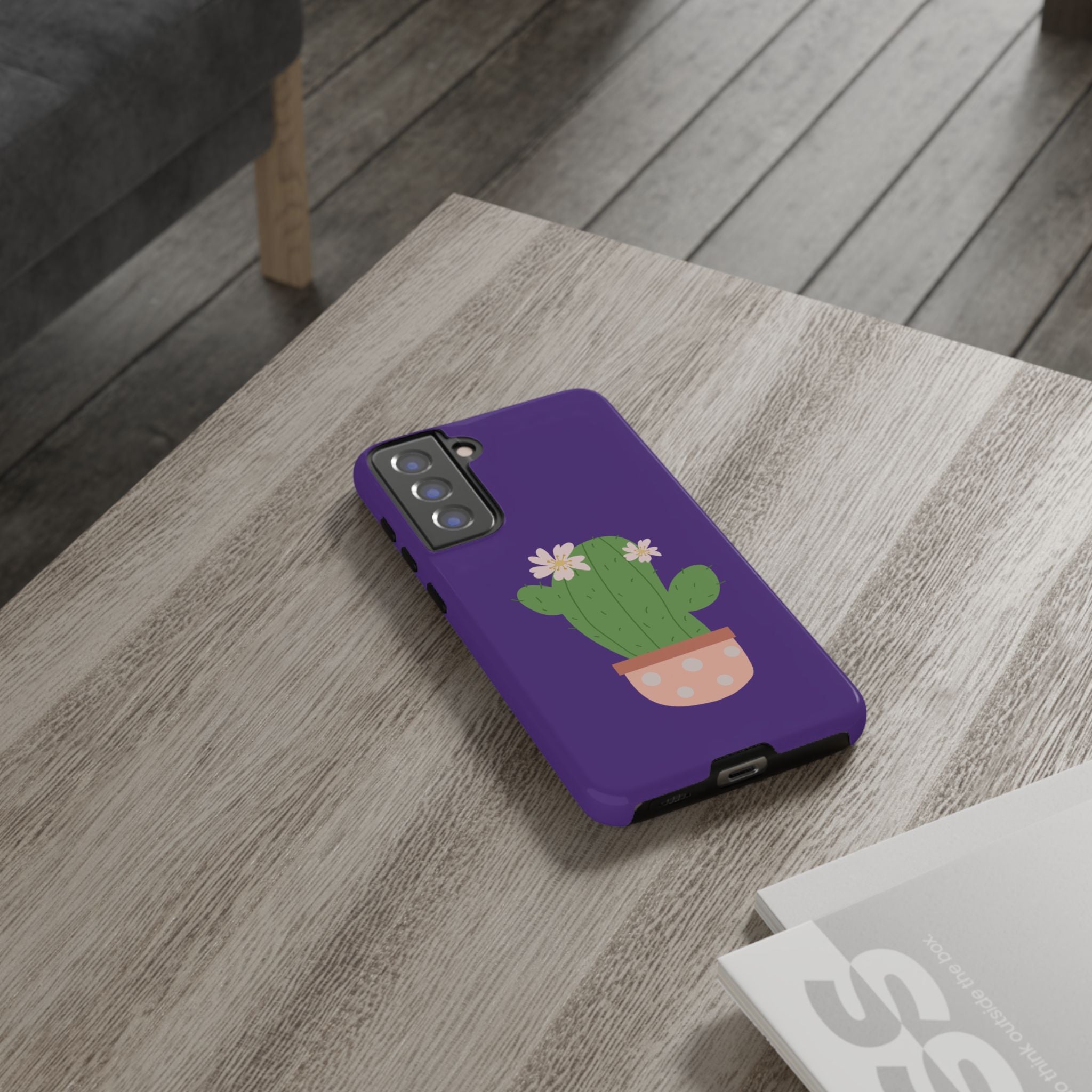Cactus Phone Case, Tough Cases, Cute Floral, Trending Design, Unique Gift, Phone Accessories, Summer Vibe, Nature Lover