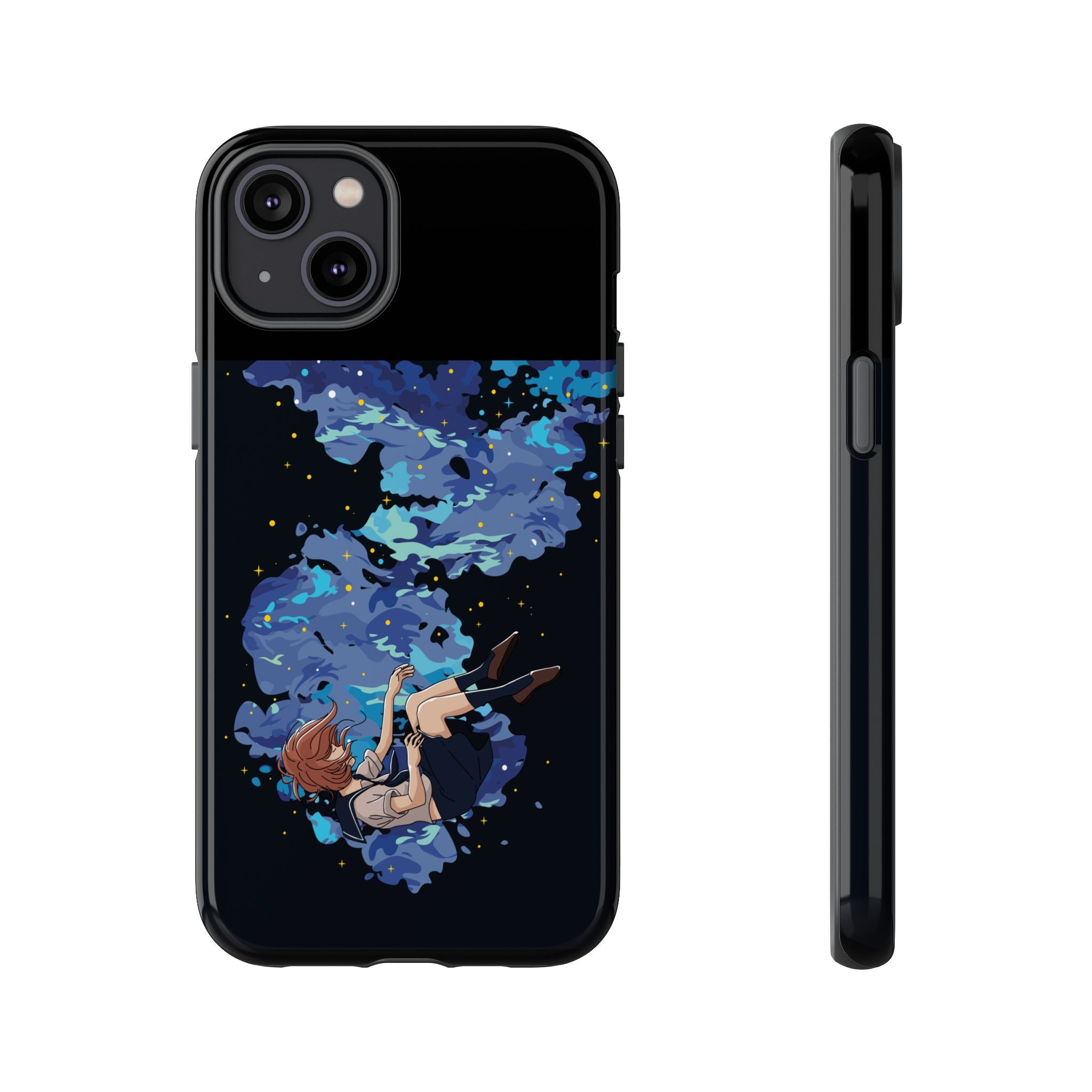 Tough Cases Phone Case - Artistic Galaxy Design, Cute Sleeve for Teens, Gift for Students, Unique Mobile Accessory, Trendy Tech Protection