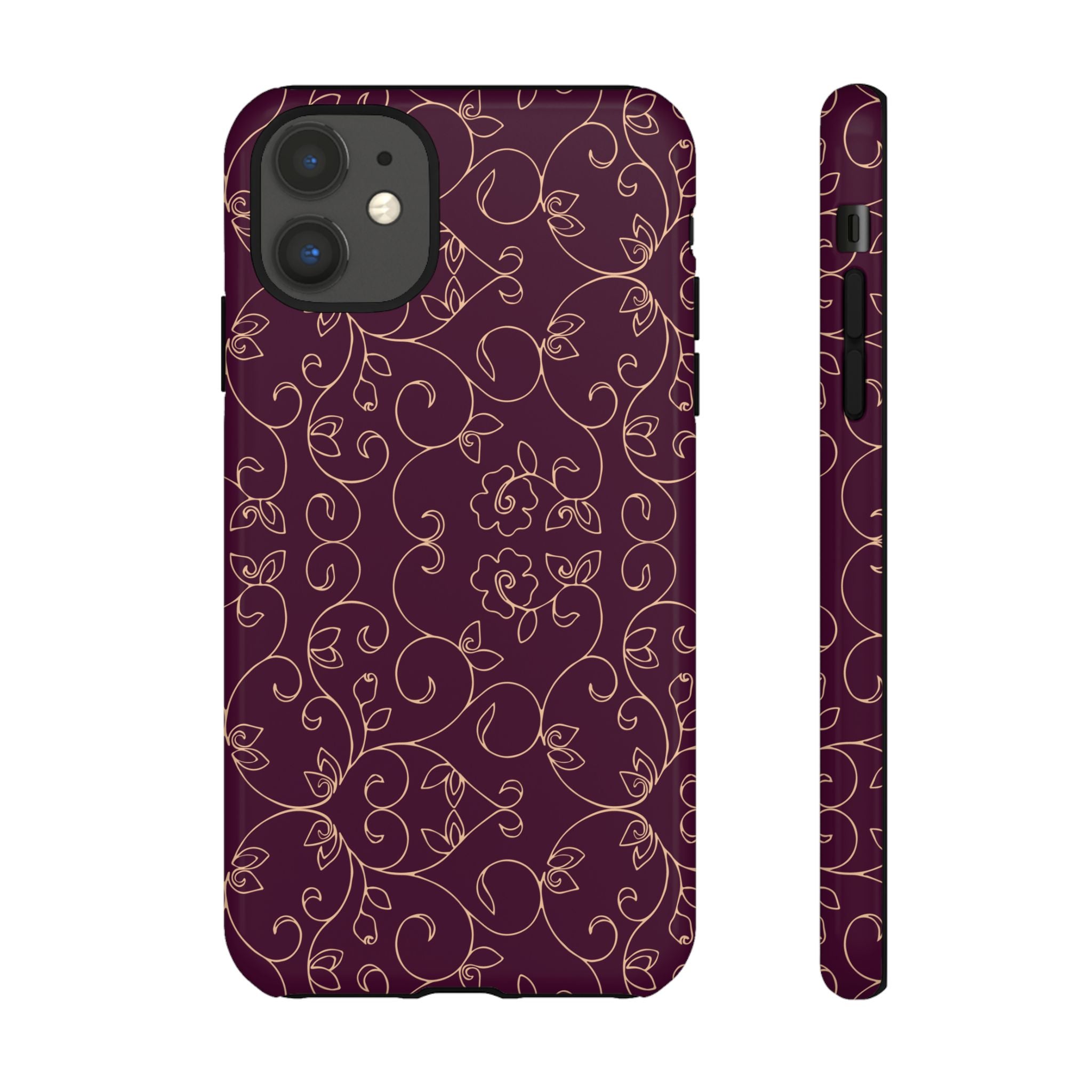 Elegant Floral Phone Case | Durable Mobile Cover, Gift for Her, Floral Design, Stylish Accessory, Phone Protection