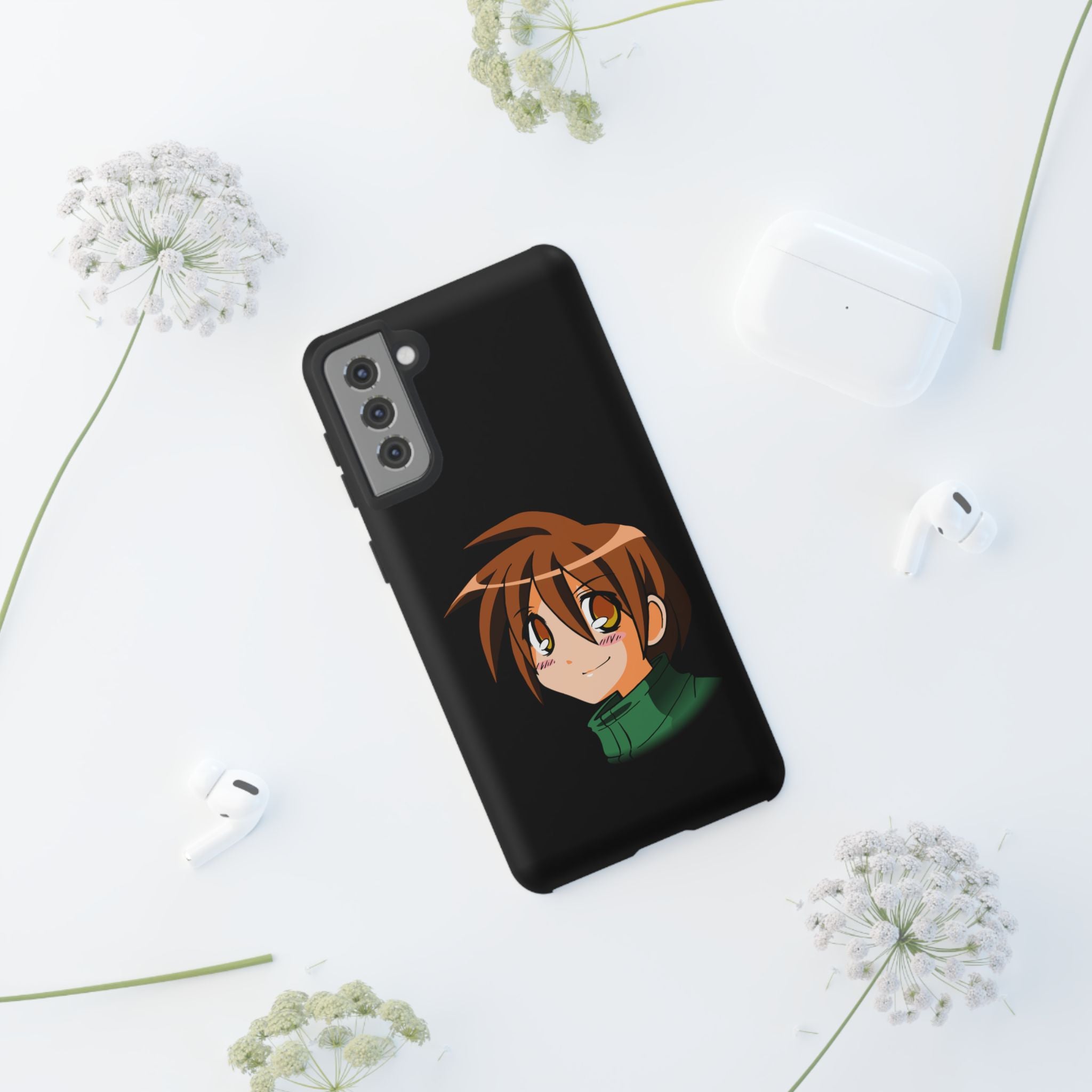 Anime Character Phone Case, Cute Phone Cover, Tough Cases for Teens, Customizable Gift, Geeky Accessories