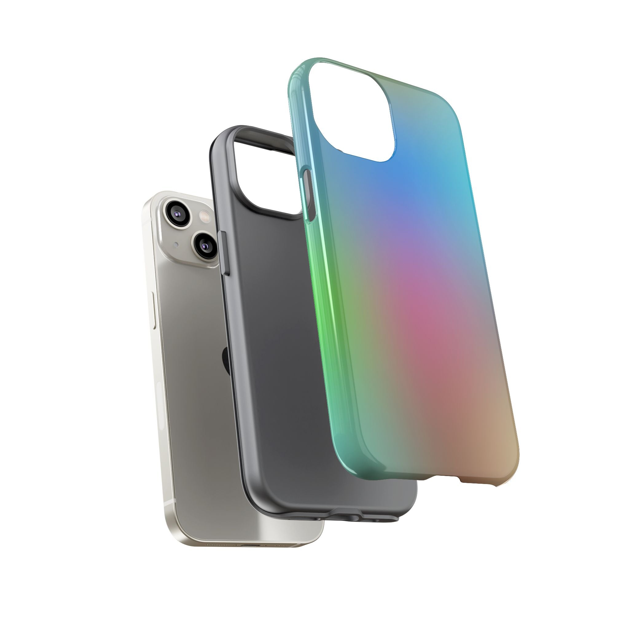 Colorful Mobile Phone Case, Unique Phone Cover, Stylish Phone Protector, Gift for Tech Lovers, Trendy Accessory