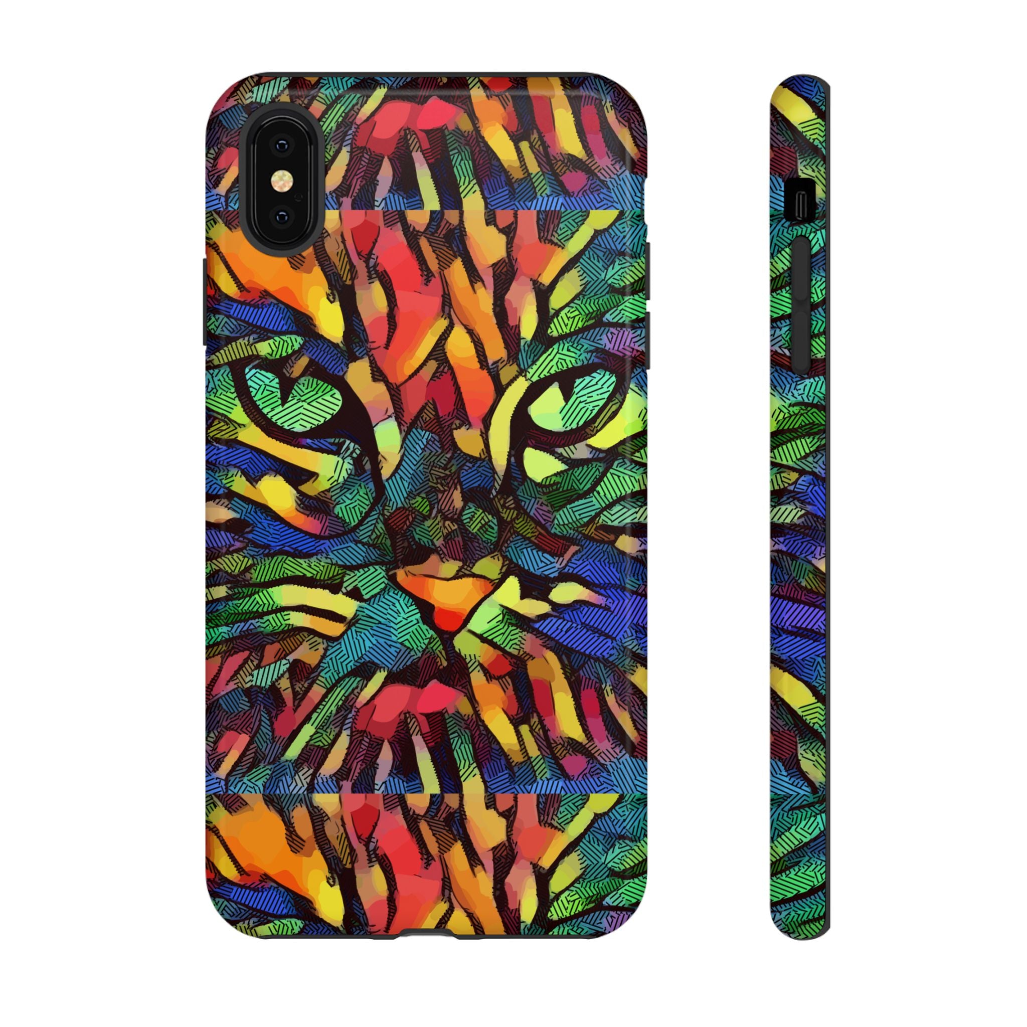 Colorful Phone Cases for Vibrant Style - Tough Cases, Unique Gifts, Animal Print, Artistic Design, Phone Accessories, Eco-Friendly