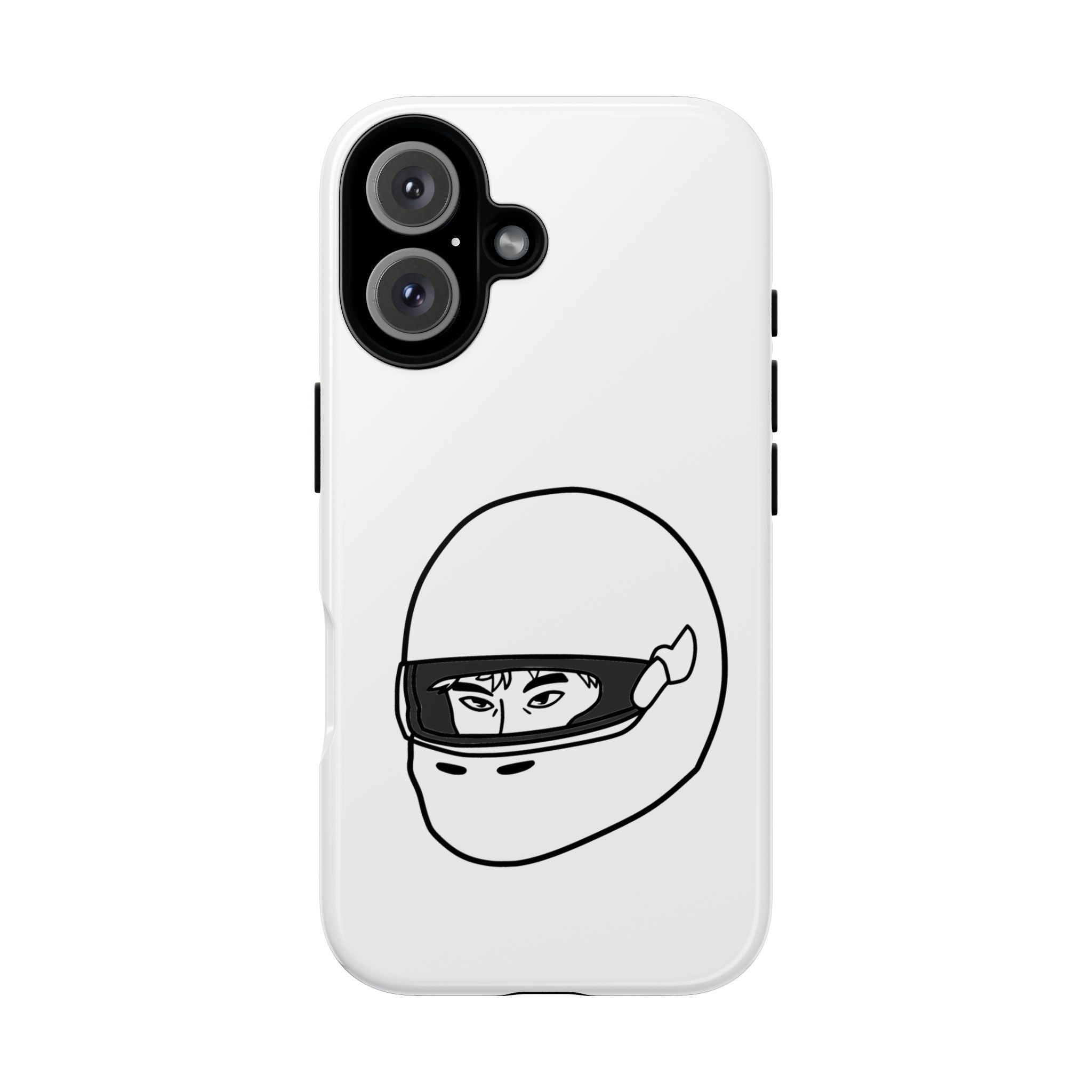 Stylish Phone Case with Racing Helmet Design | Tough Cases | Unique Gift, Motorcycle Enthusiast, Race Lover, Custom Accessory, Everyday Use