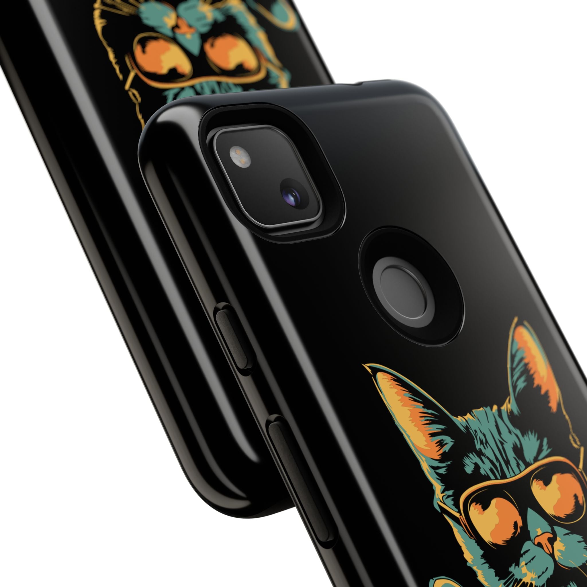 Cool Cat Phone Case, Stylish Phone Cover, Pet Lover Gift, Cute Cat Design, Fun Cat Accessories