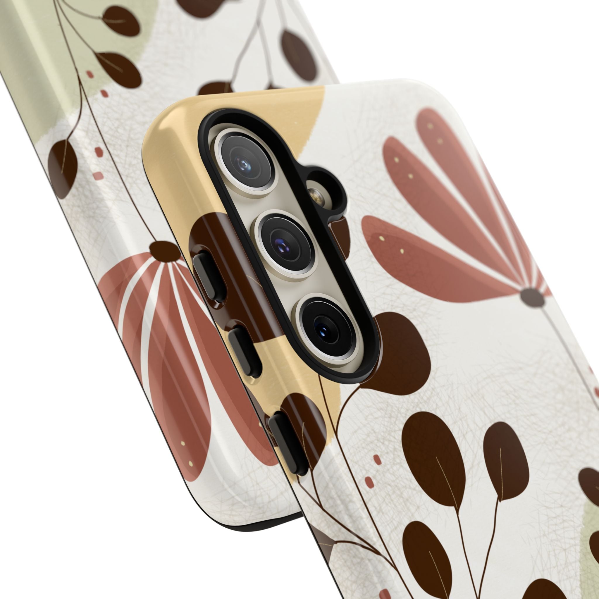 Floral Phone Case - Stylish Tough Cases for Women, Trendy Phone Cover, Gift for Her, Birthday Present, Everyday Use