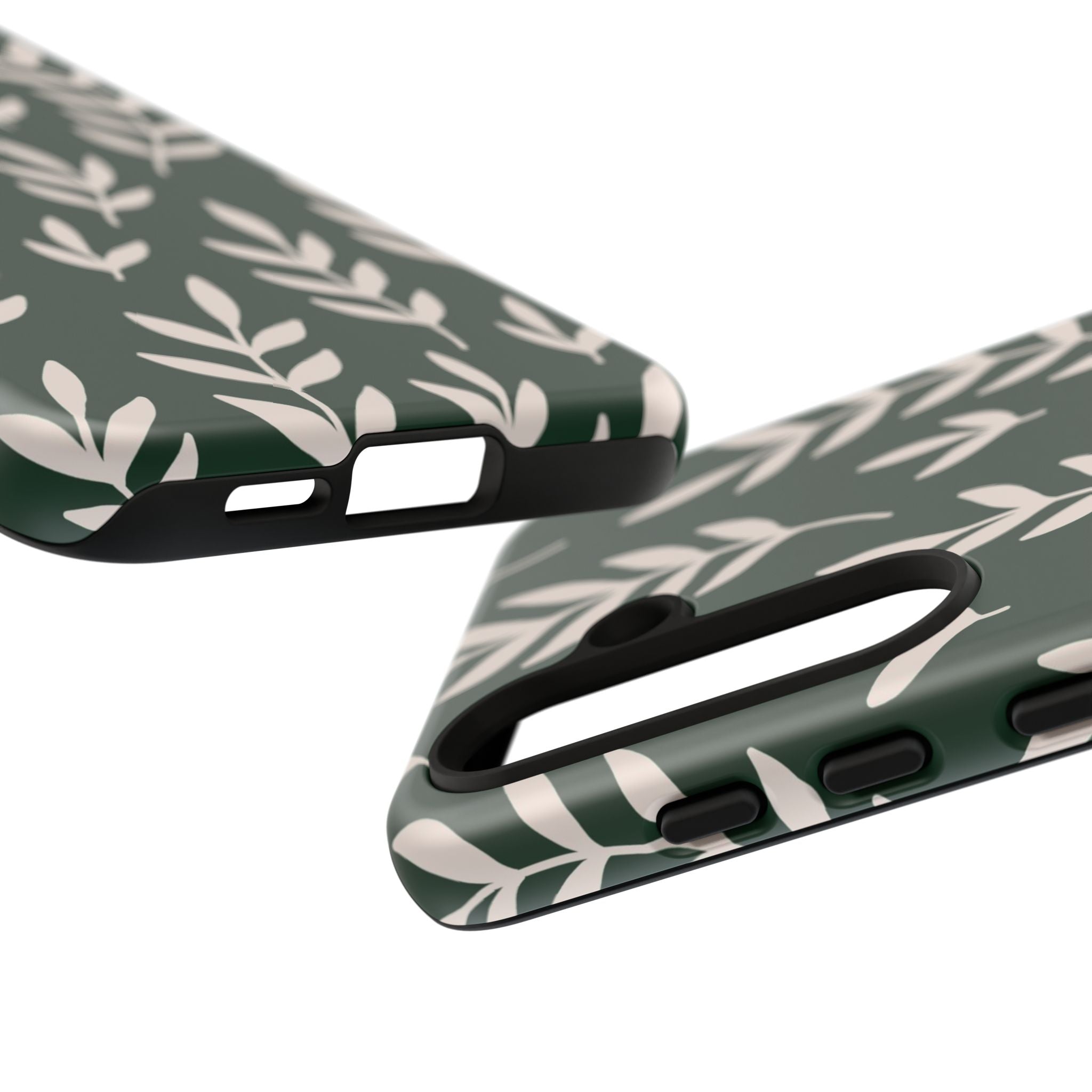 Leafy Phone Case, Tough Cases for Nature Lovers, Green Leaf Design, Eco-Friendly, Stylish Mobile Cover, Gift for Her