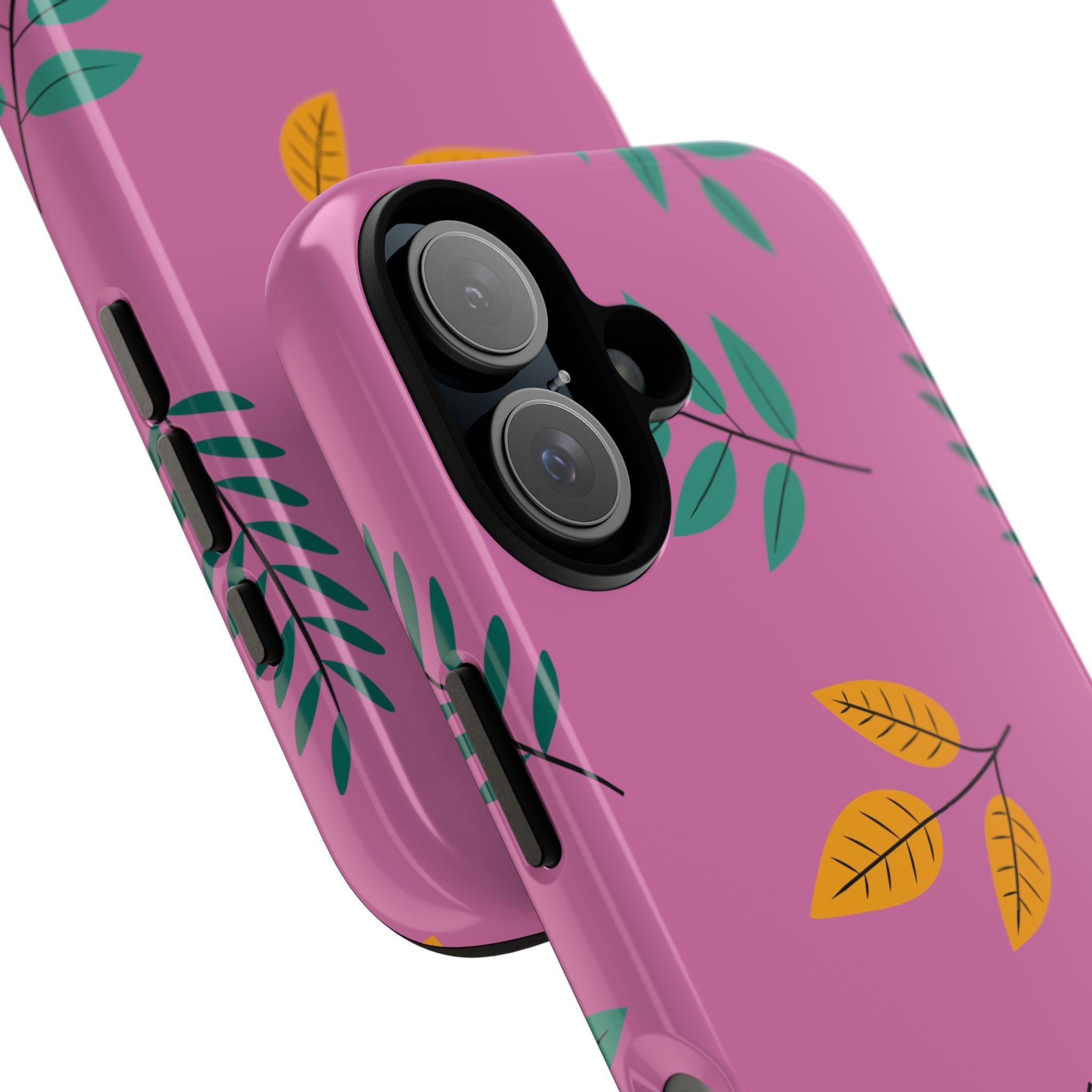 Feminine Floral Phone Case, Tough Cases for iPhone, Nature-Themed Tech Accessory, Cute Gift for Her, Botanical Design, Spring Decor