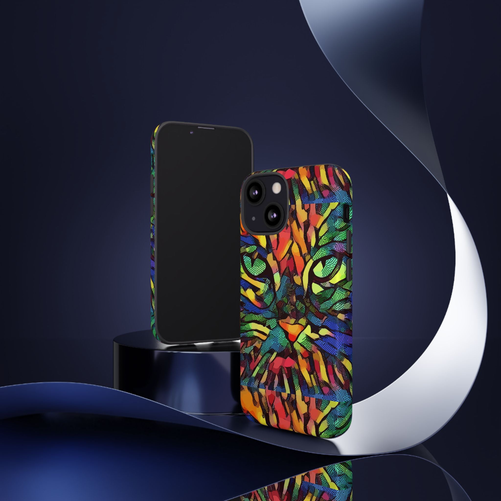 Colorful Phone Cases for Vibrant Style - Tough Cases, Unique Gifts, Animal Print, Artistic Design, Phone Accessories, Eco-Friendly